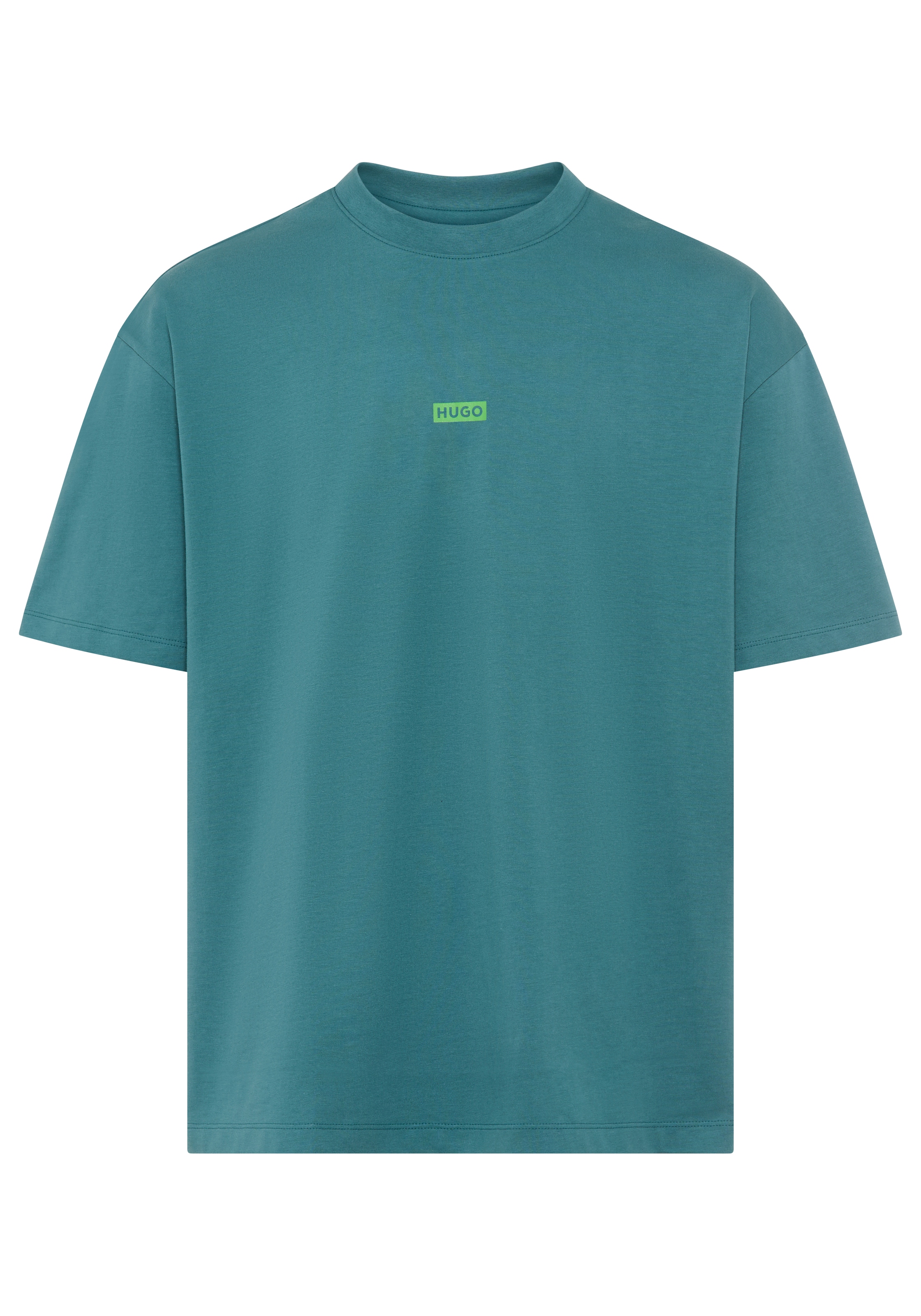 HUGO Blue T-Shirt »Nalono« mit Logodruck, Oversized Look mit Backprint