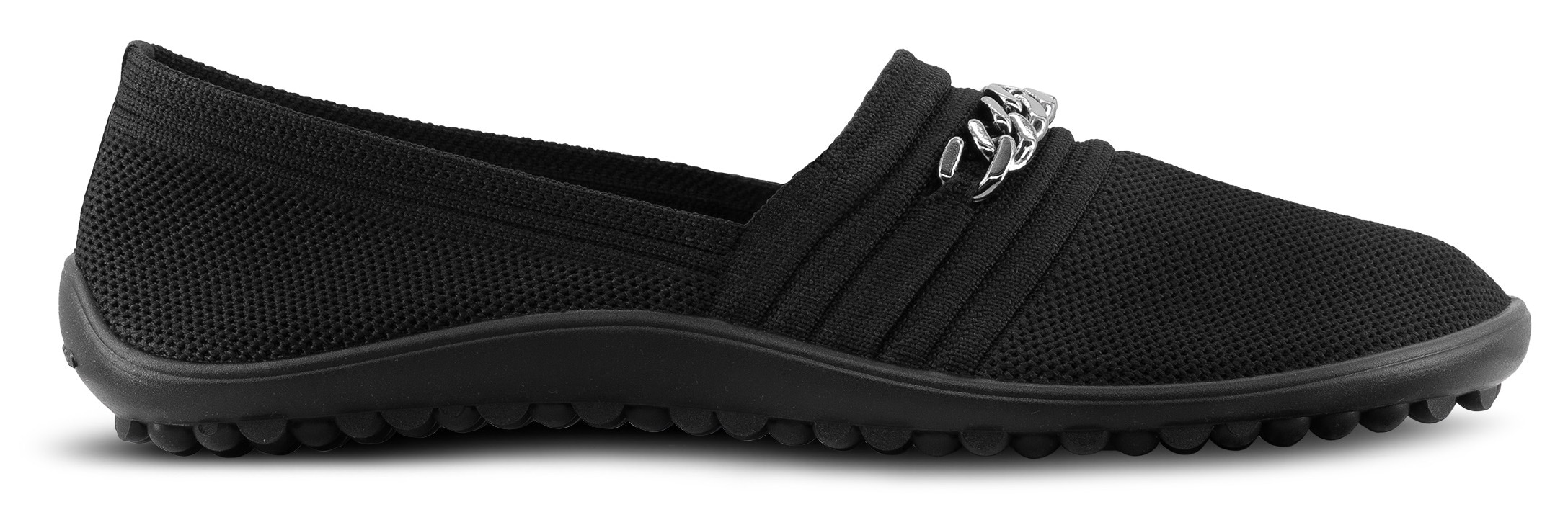 Leguano Chaussures pieds nus »LADY FAMOUS«  flats, ballerines, chaussures confort avec chaîne décorative dorée