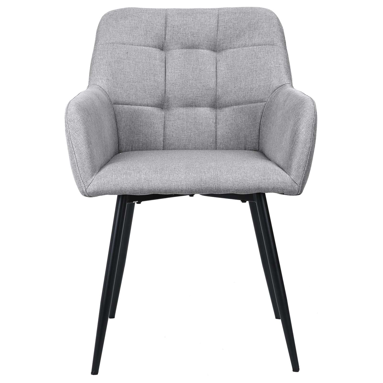 GOODproduct Esszimmerstuhl »Bostony« () 2 Stk.gepolsterte Rückenlehne, Armlehne und Sitzfläche, Sitzhöhe 49 cm