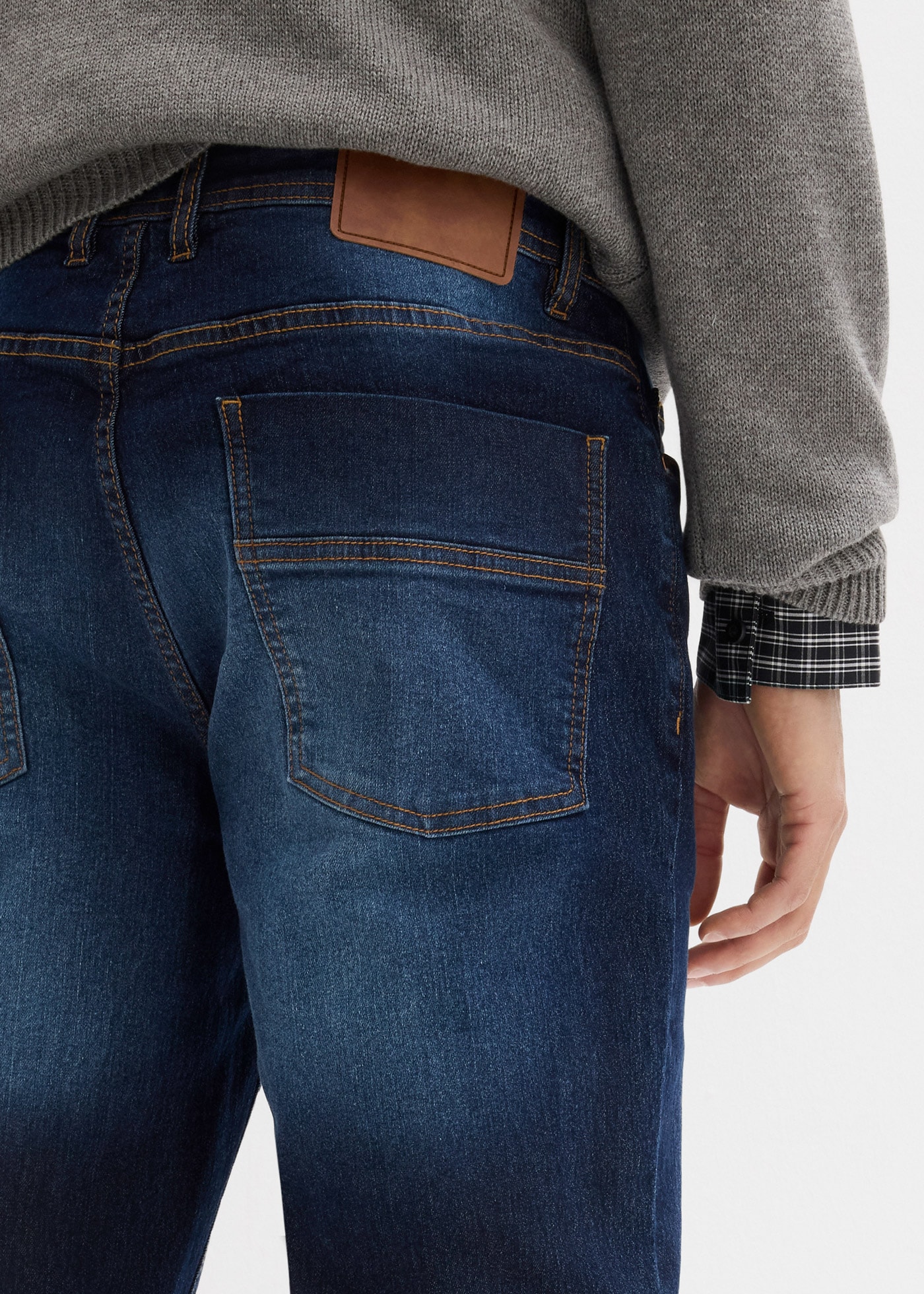 bonprix Jeans coupe régulière Paquet, 2 Regular Fit, gerader Schnitt, im 2er-Pack