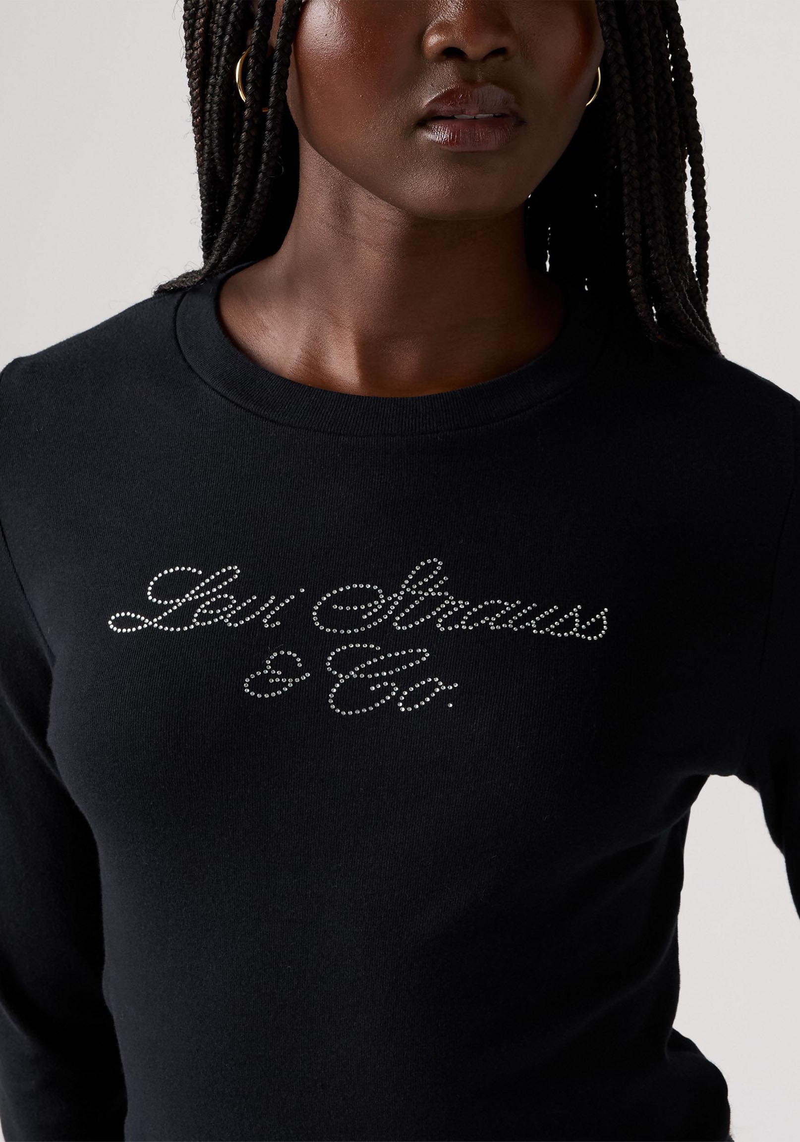 Levi's® T-shirt à manches longues »GR ESSENTIAL LS T« mit Glitzersteinen