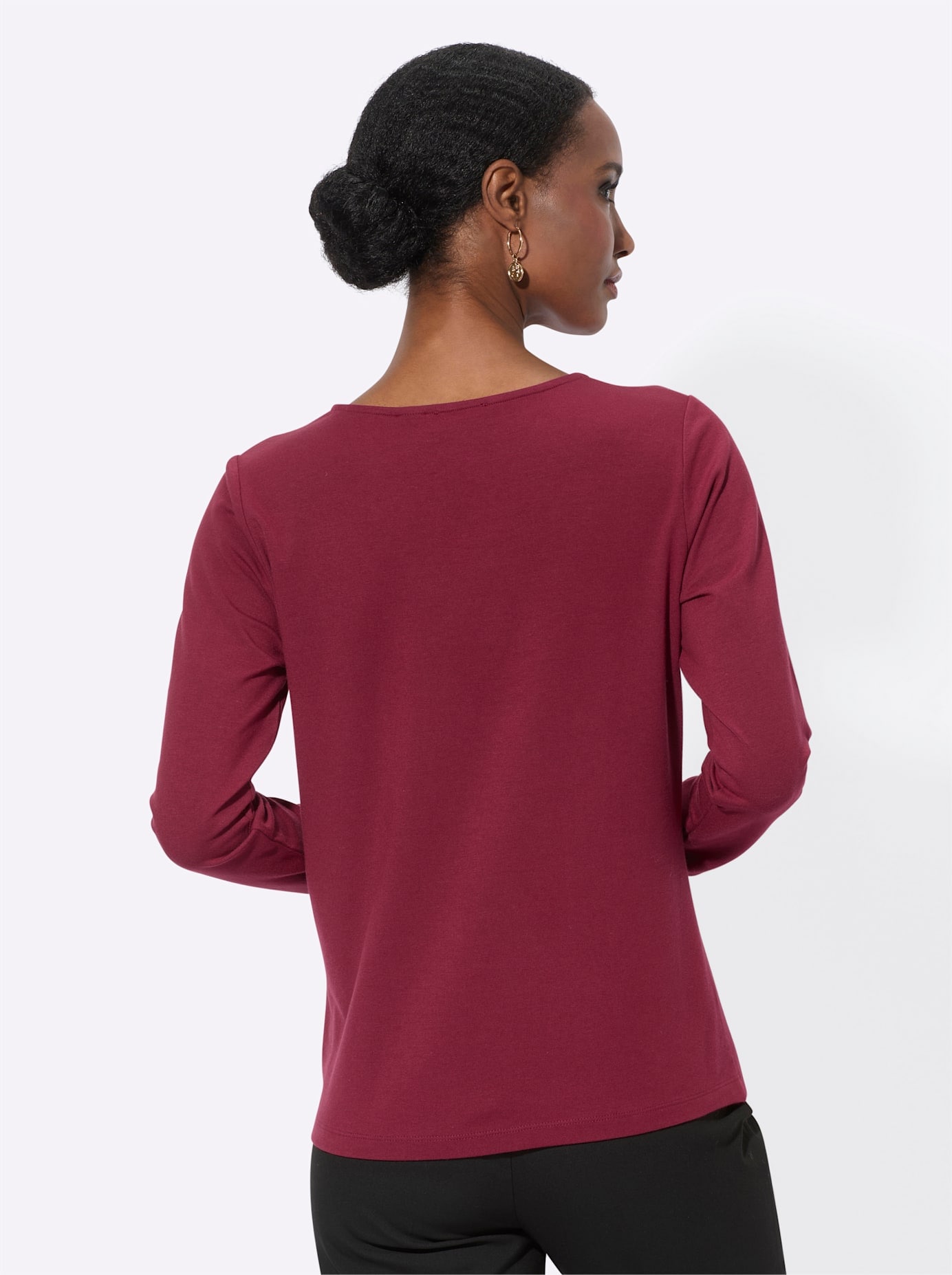 creation L T-shirt à manches longues »Modal-Baumwoll-Shirt«, 1 cuis
