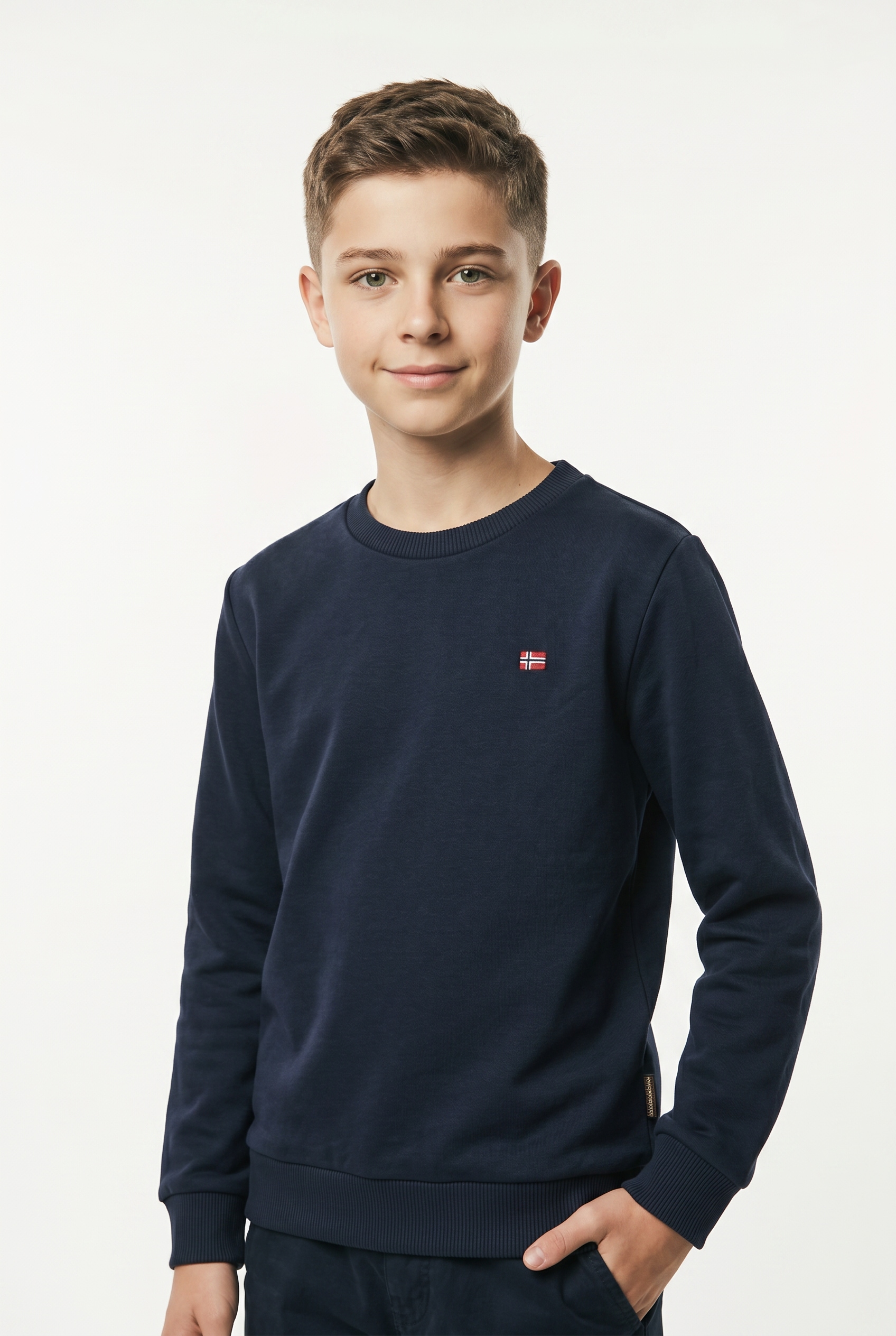 Napapijri Sweat-shirt , modèle sweat-shirt classique, en coton et polyester
