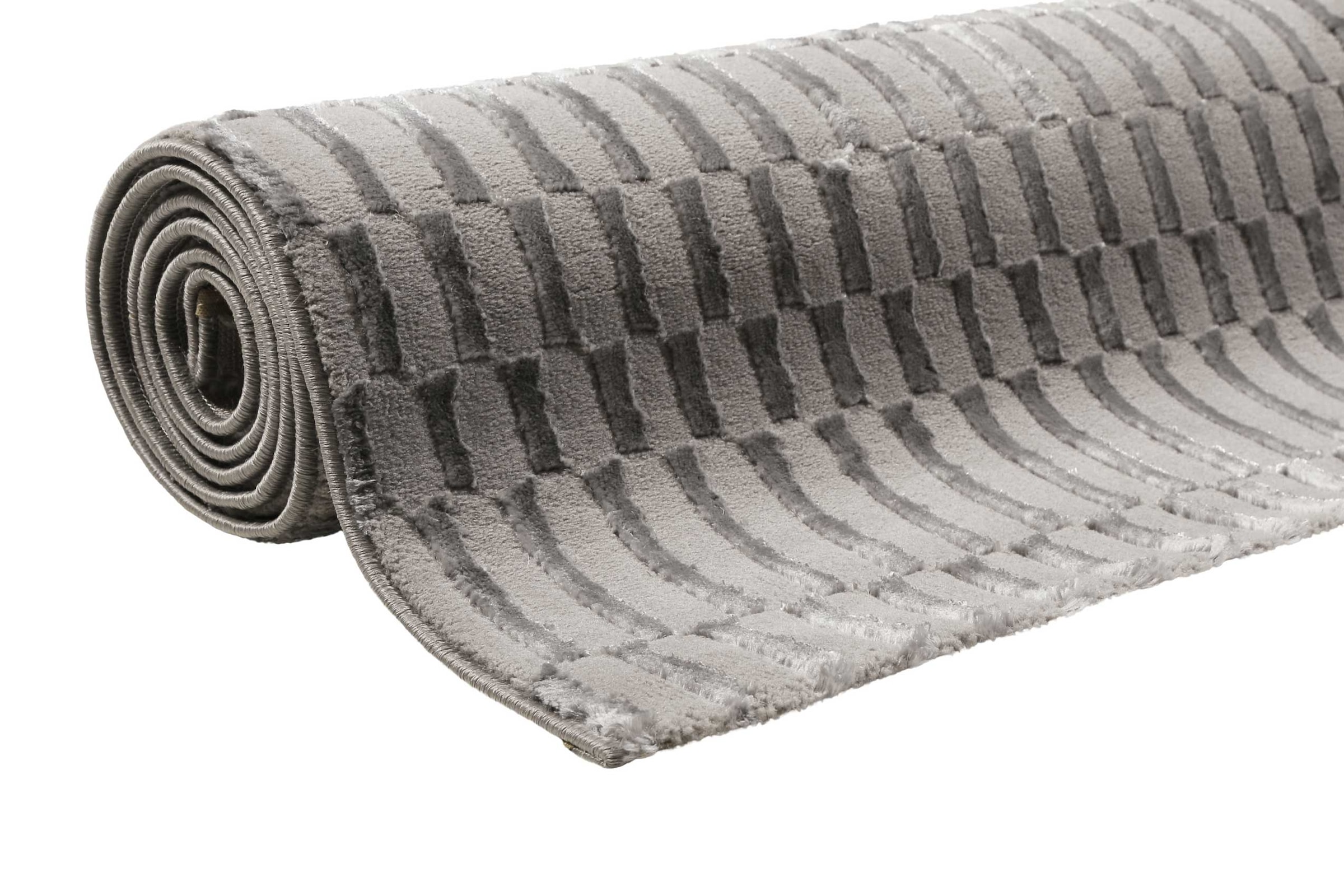 Esprit Teppich »Linn« rechteckig 12 mm Höhe Kurzflorteppich, gewebt, geometrisch, modern, skandi, Wohnzimmer