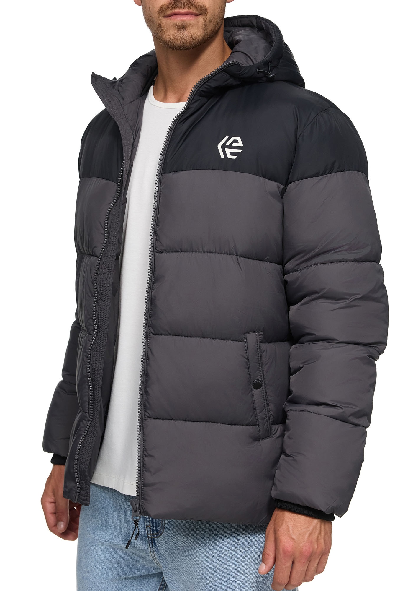 Indicode Steppjacke »INAlanin« mit Kapuze