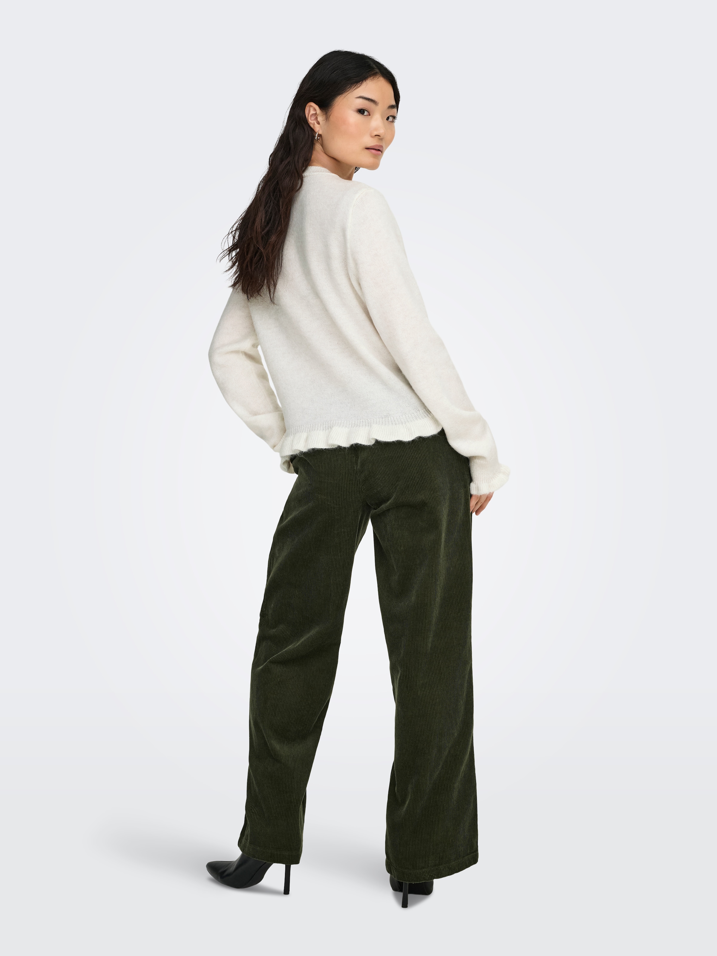 JDY Veste en tricot »JDYLETTY L/S ON FRILL CARDIGAN KNT NOOS«