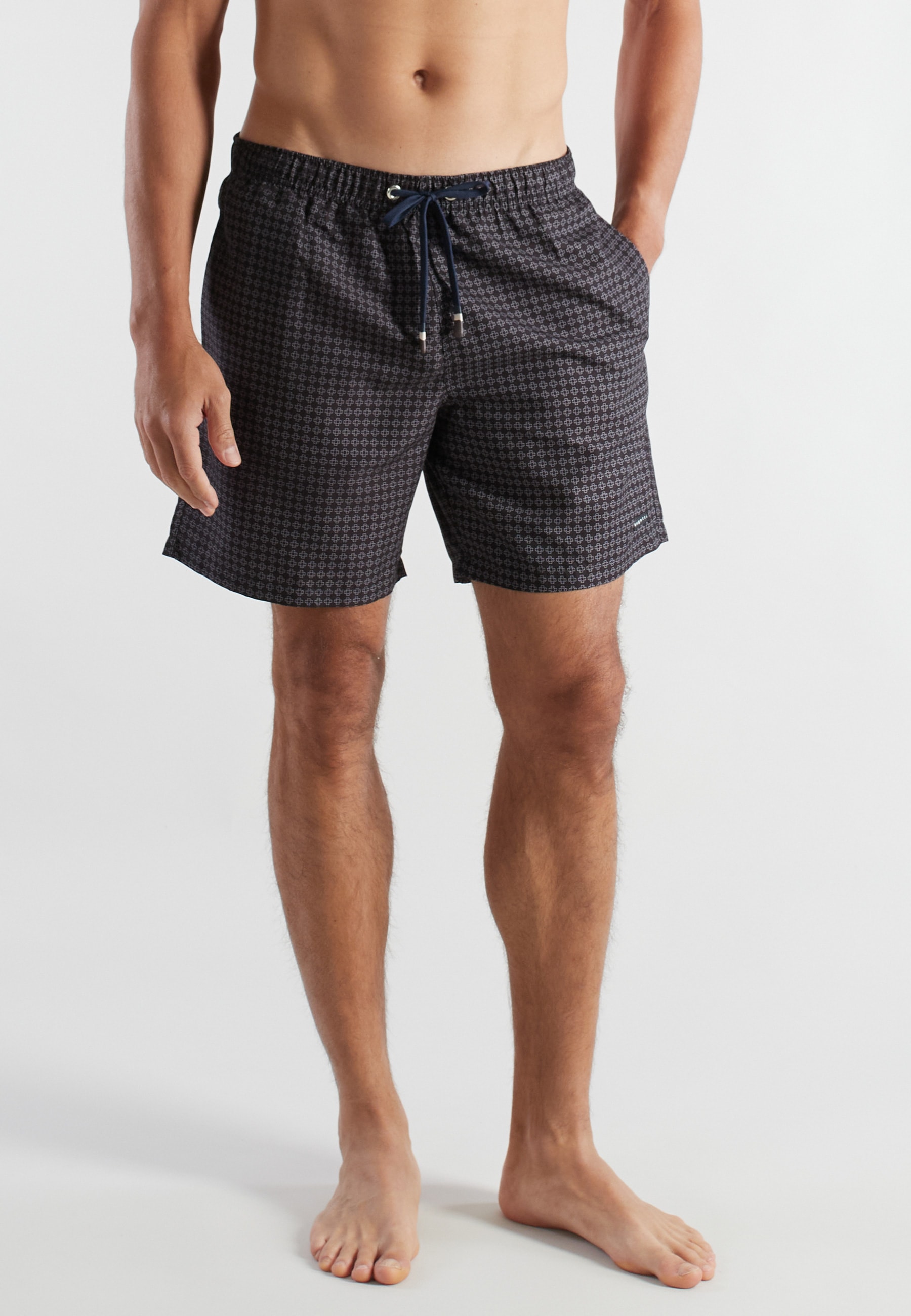 bugatti Short de bain mit Print, mit Kordelzug, bequem