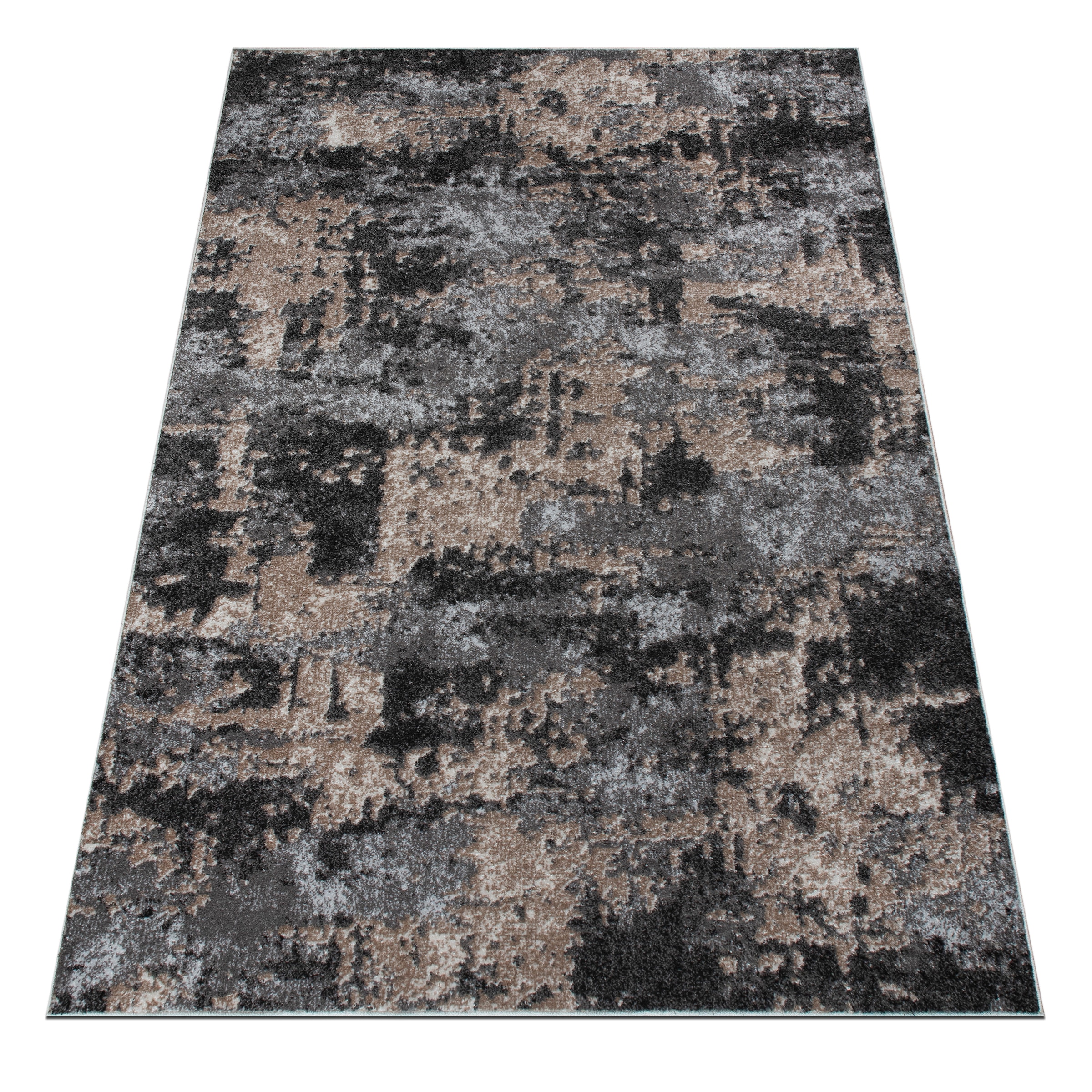GOODproduct Teppich »Janory, Marmor-Optik« rechteckig 9 mm Höhe mit besonders weichem Flor, Kurzflor, modernes Design