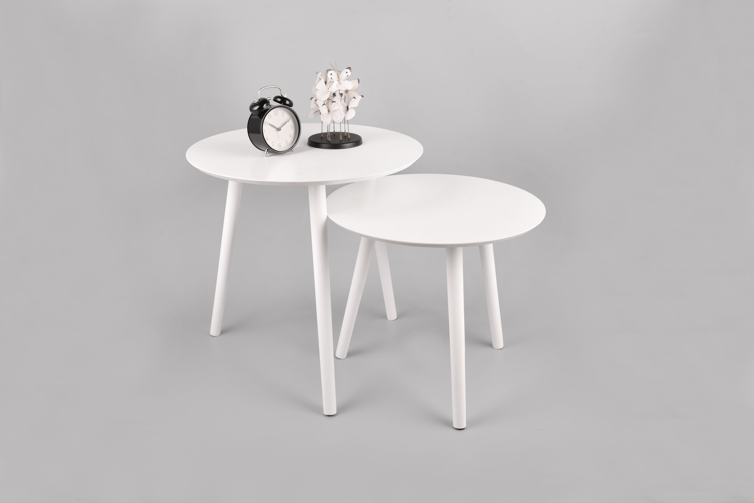 MIRRORS AND MORE Beistelltisch »Vilana« Set, 2 Stk. tlg. schlichte Farbgebung