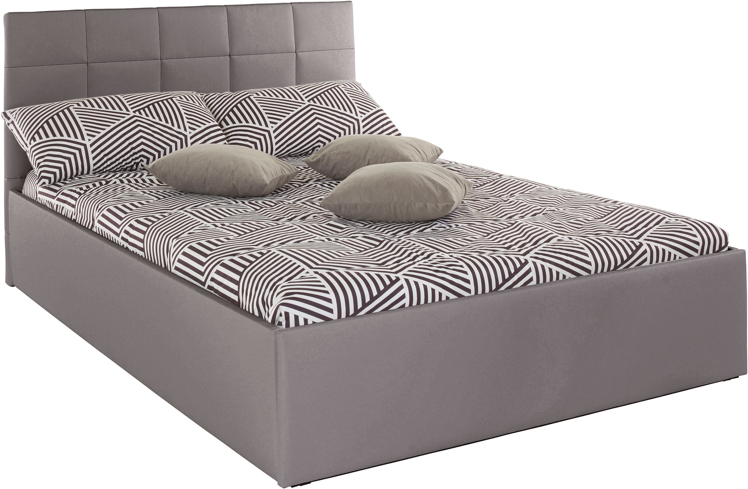 Westfalia Schlafkomfort Polsterbett inkl. Bettkasten bei Ausführung mit Matratze, in 2 Höhen