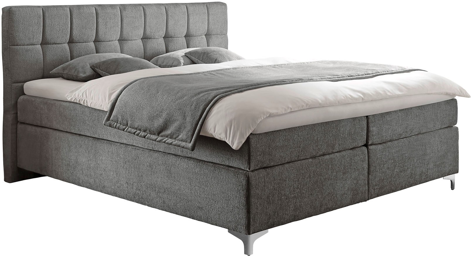 hapo Boxspringbett »Neyla erhältlich in den Breiten 100, 160, 180 & 200cm« in verschiedenen Matratzenqualitäten, Härtegraden und Farben verfügbar