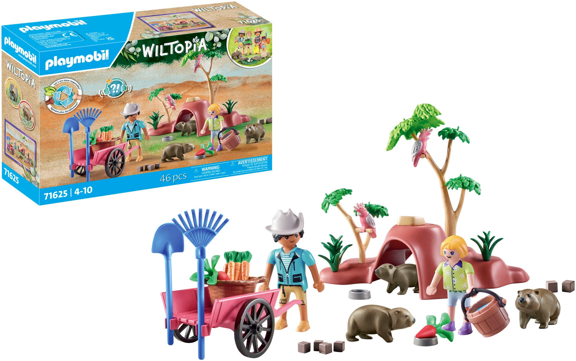 Playmobil® Jeu de construction »Wombat Unterschlupf (71625), Wiltopia« Made in Germany