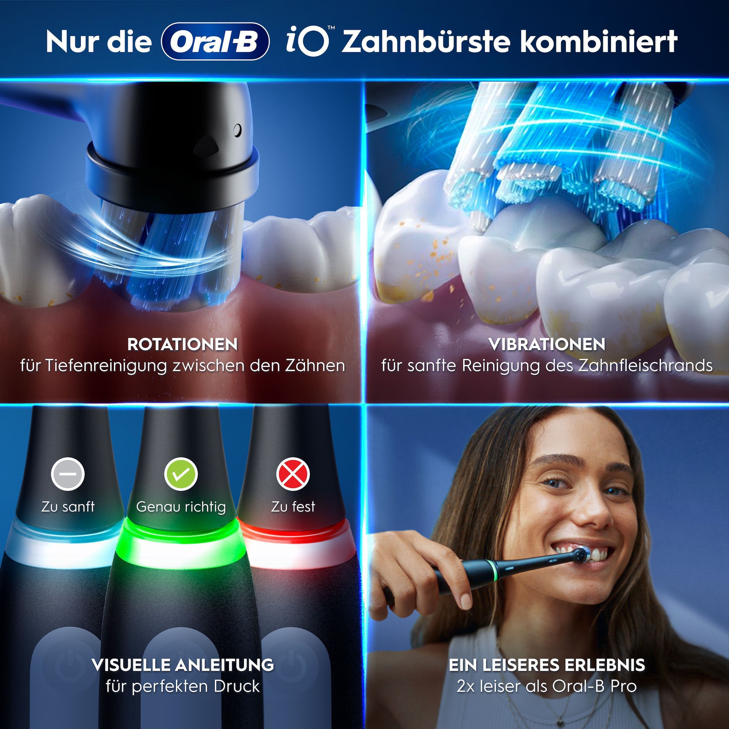 Oral-B Brosse à dents électrique »iO Series 3« 1 cuis Aufsteckbürsten Technologie magnétique