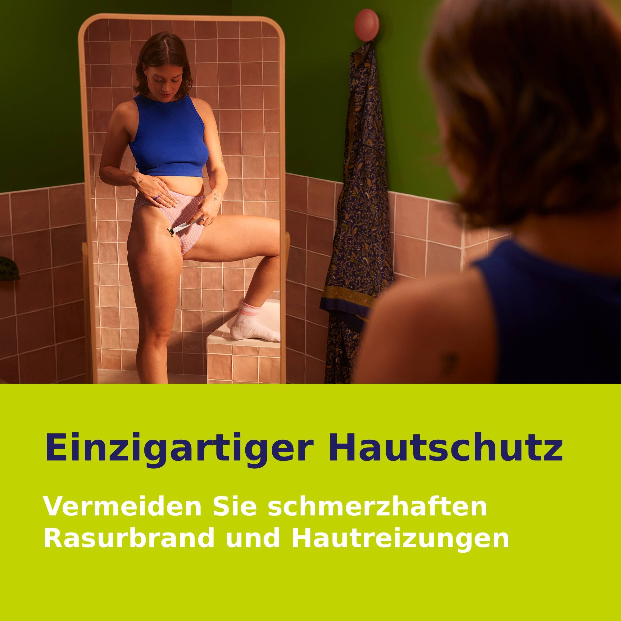 Philips Rasoirs électriques »Intimate QP1924/30« 2 cuis Aufsätze bidirektionales Trimmen und Rasieren, nass und trocken verwendbar