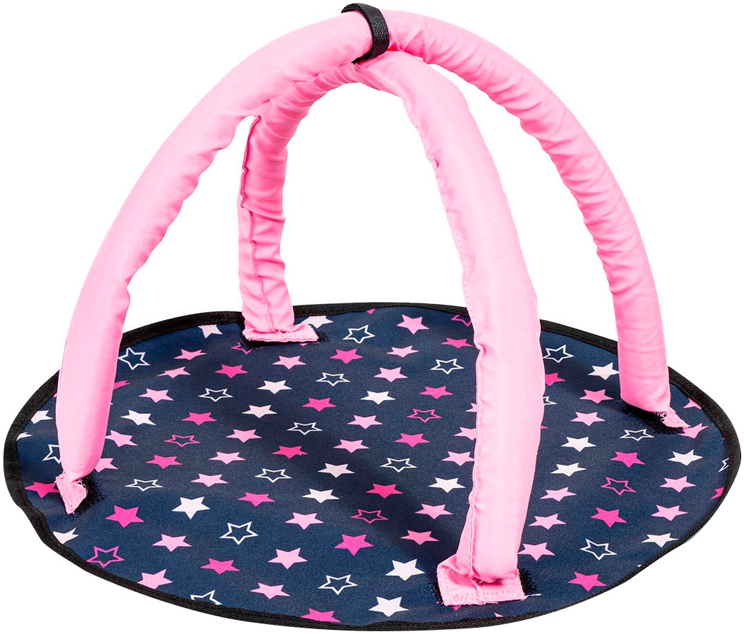 Bayer Poussette de poupée combinée »Xeo Deluxe, blau/rosa«