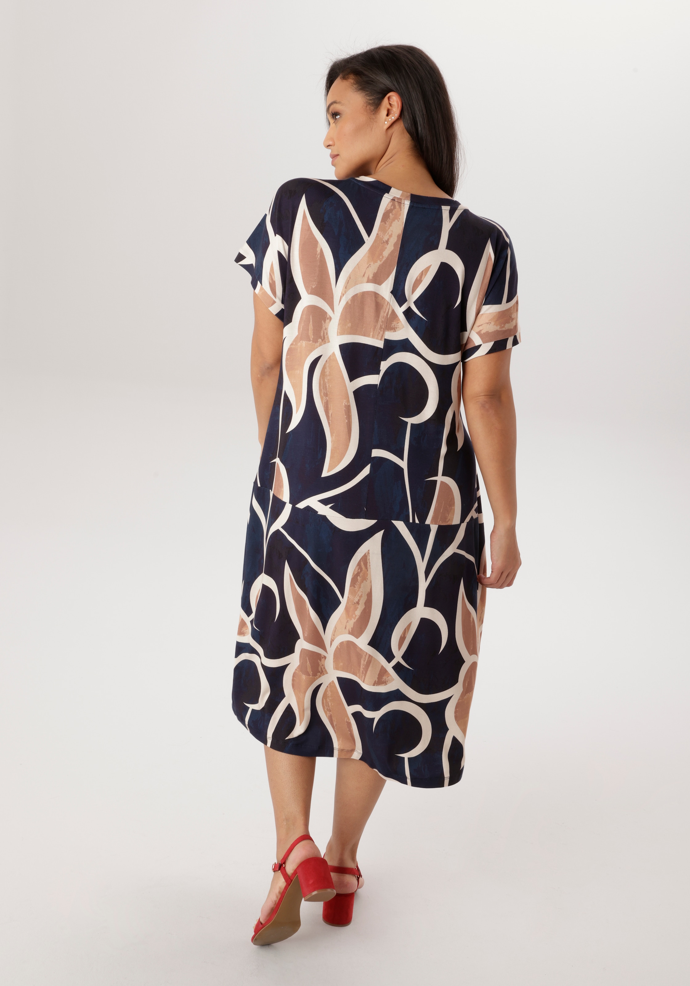 Aniston PLUS Robe en jersey in bequemes Jersey-Qualität - NEUE KOLLEKTION