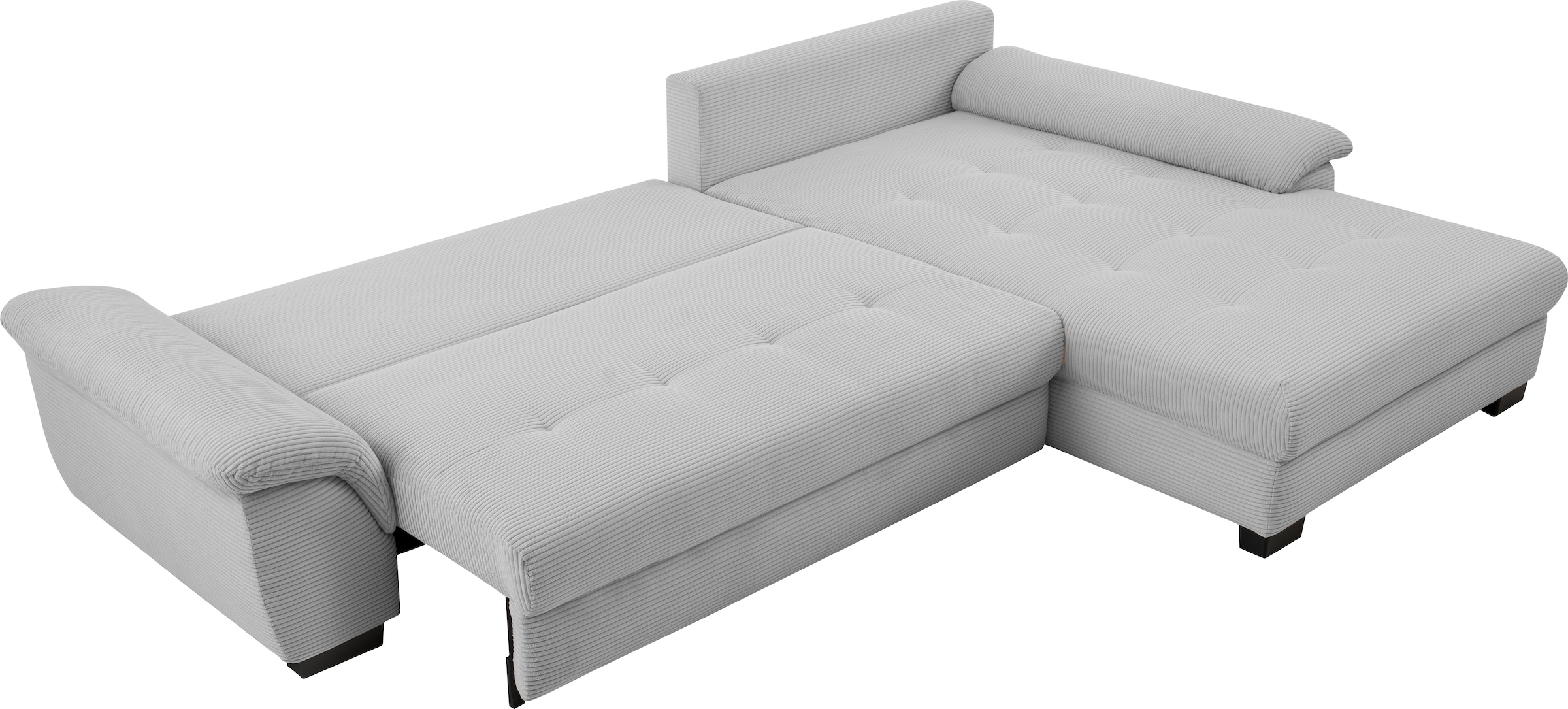 Mr. Couch Canapé d'angle »Dario, L-Form, mit Bett und Bettkasten« mit Kaltschaum