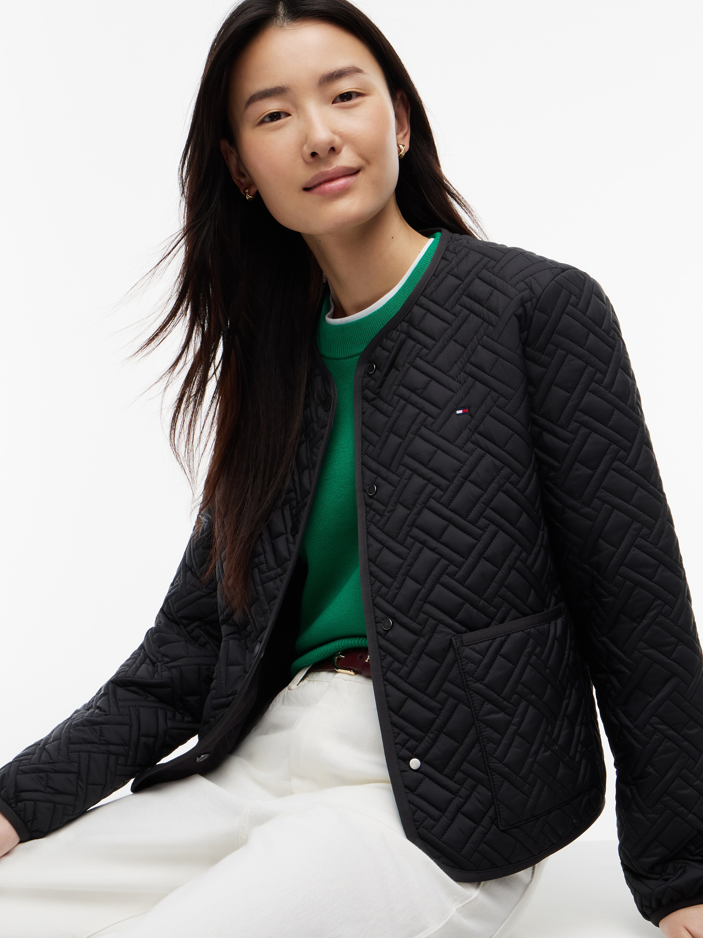 Tommy Hilfiger Veste matelassée »QUILTED LINER JACKET« fibre synthétique