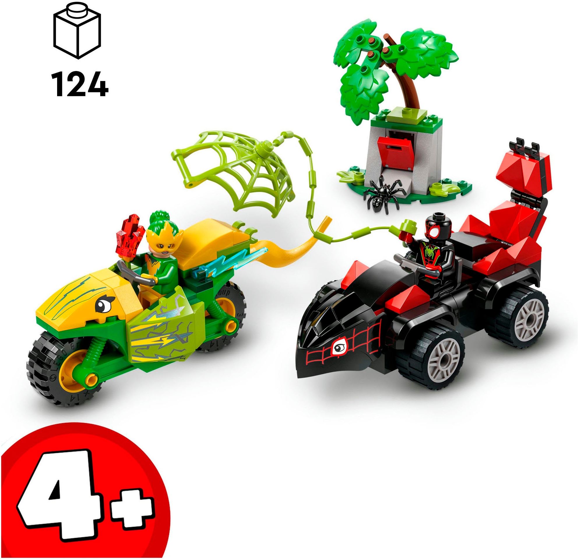 LEGO® Pions de construction »Actionspass mit Spin und Electro in ihren Dino-Flitzern (11198)« LEGO Spidey; Made in Europe