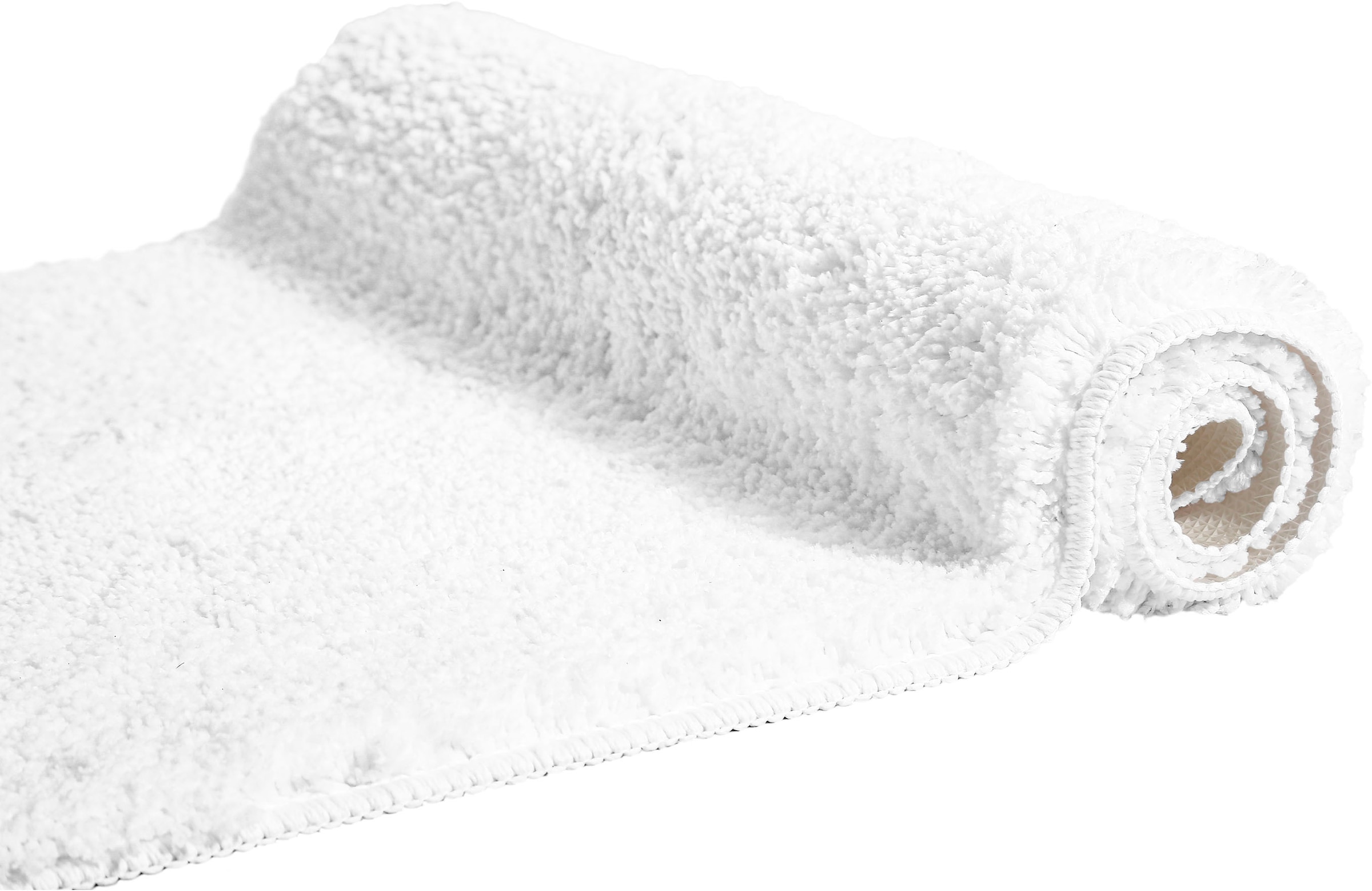 my home Badematte »Inga, Badezimmer Teppich, Badvorleger« Höhe 20 mm rutschhemmend beschichtet fussbodenheizungsgeeignet | schnell trocknend | strapazierfähig Badteppich, unifarben, weich, als halbrund und rechteckig erhältlich