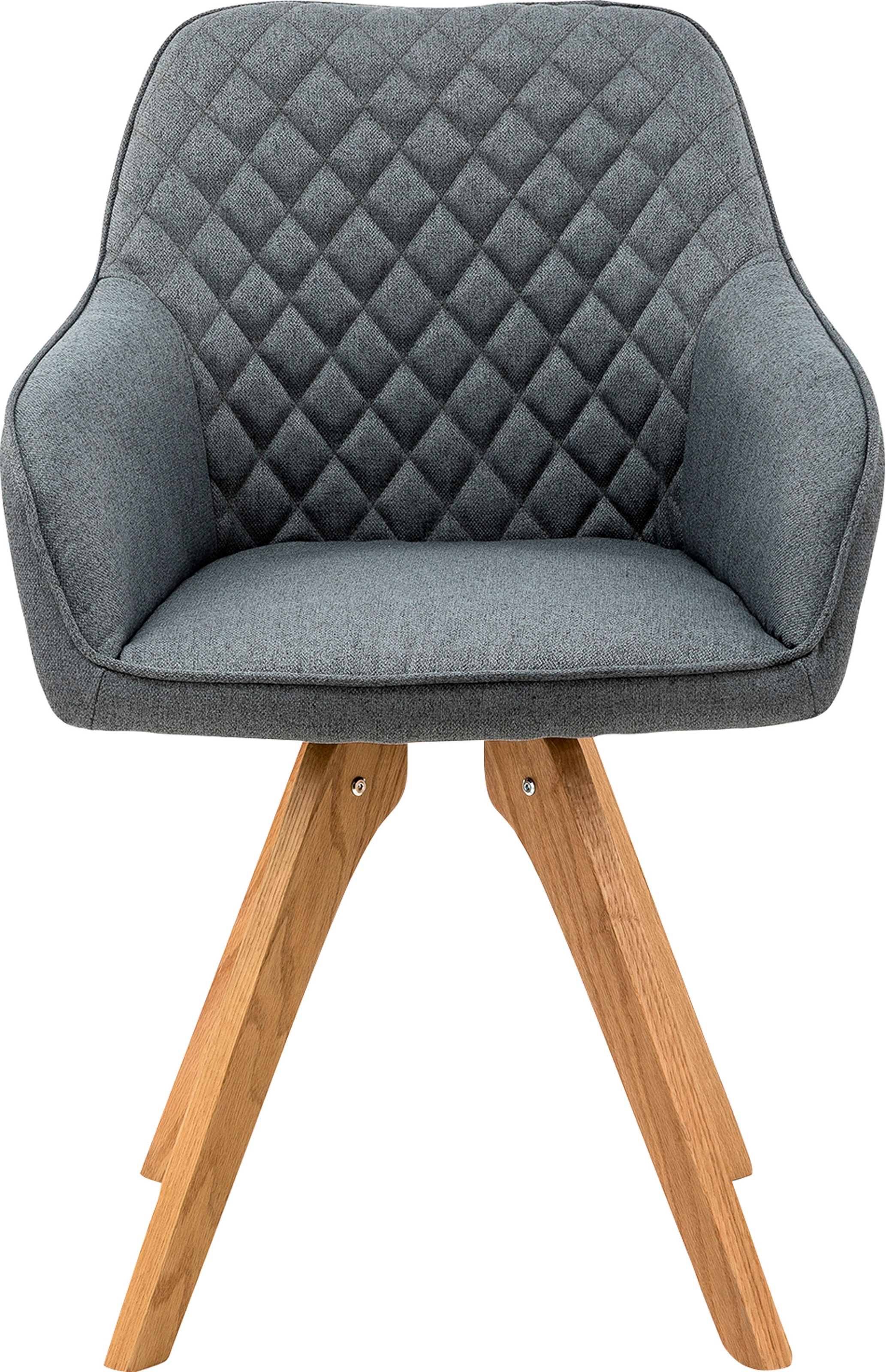 SalesFever Ensemble de salle à manger »Växjö - Elegant gestaltete Sitzgruppe« Set, 5 cuis tlg. bestehend aus 4 modernen Polsterstühlen und einem 180 cm breiten Tisch