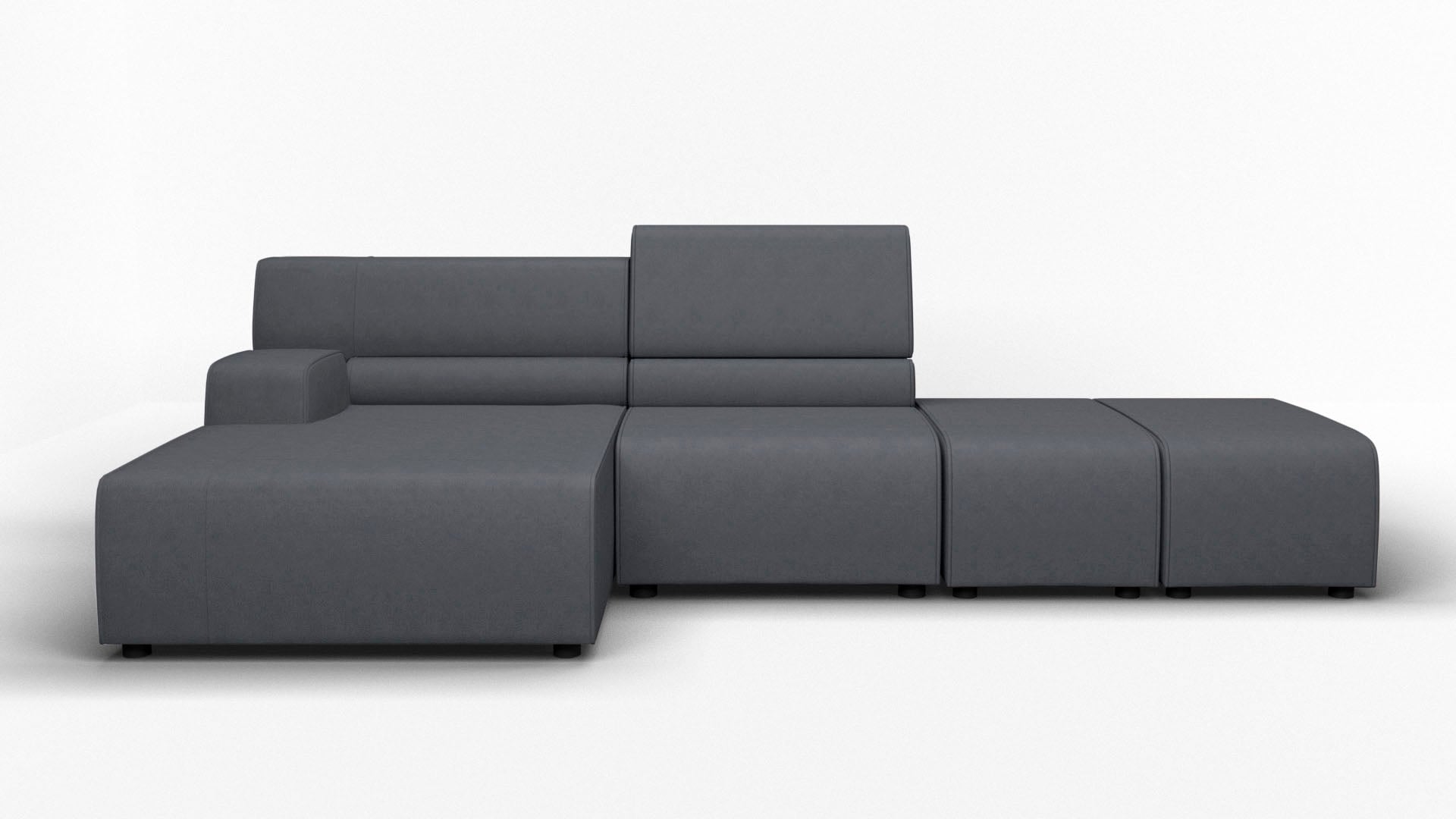 Egoitaliano Canapé d'angle »Babouche, Designsofa mit aussergewöhnlichem Sitzkomfort zum Wohlfühlen«