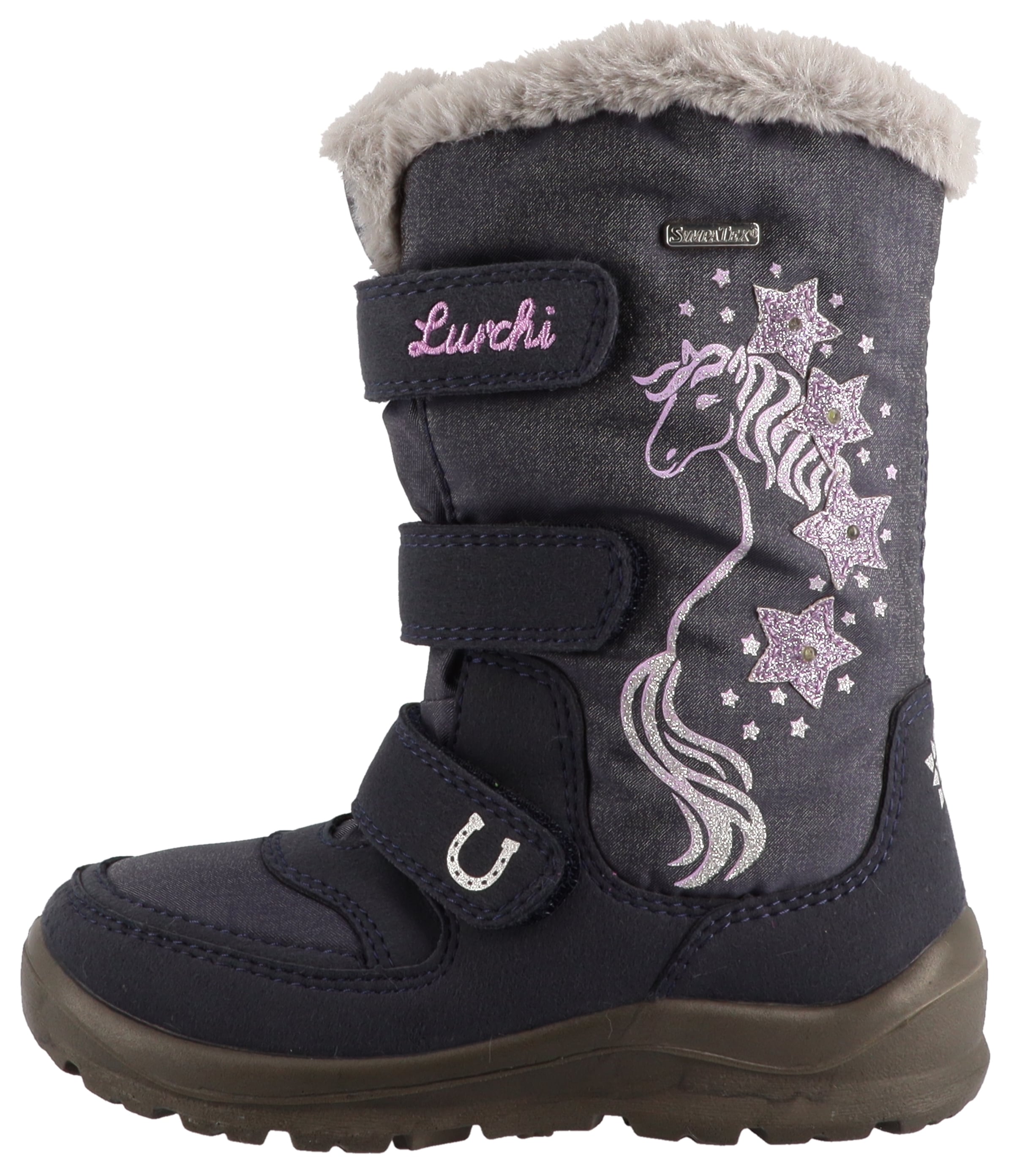 Lurchi »Kiomi SYMPATEX«  Klettboots mit Glitzer, Grössenschablone zum Download