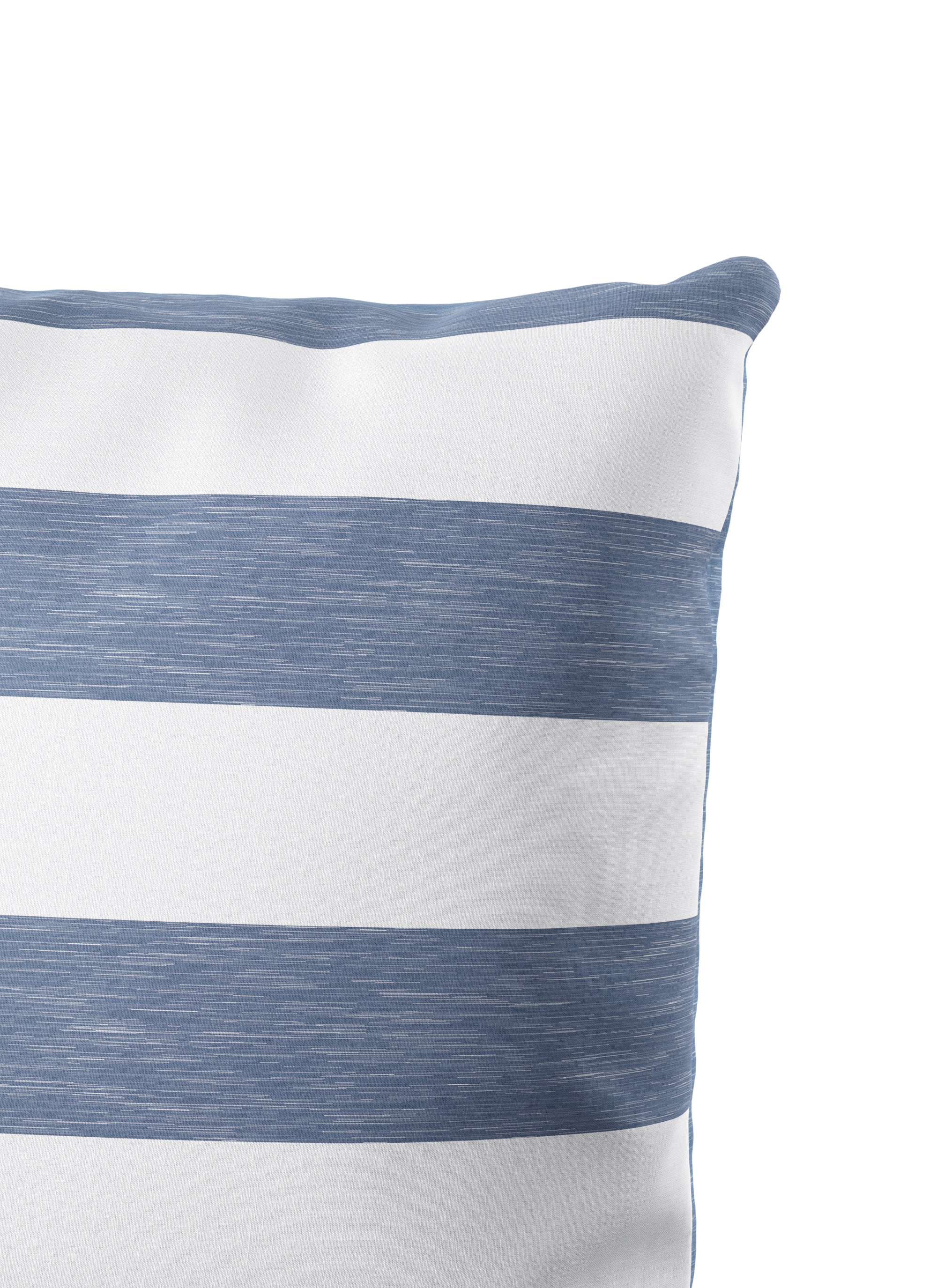 GOODproduct Wendebettwäsche »Big Stripe« 2 tlg. 100% Bio-Baumwolle GOTS zertifiziert, Streifen-Design in Melange-Optik