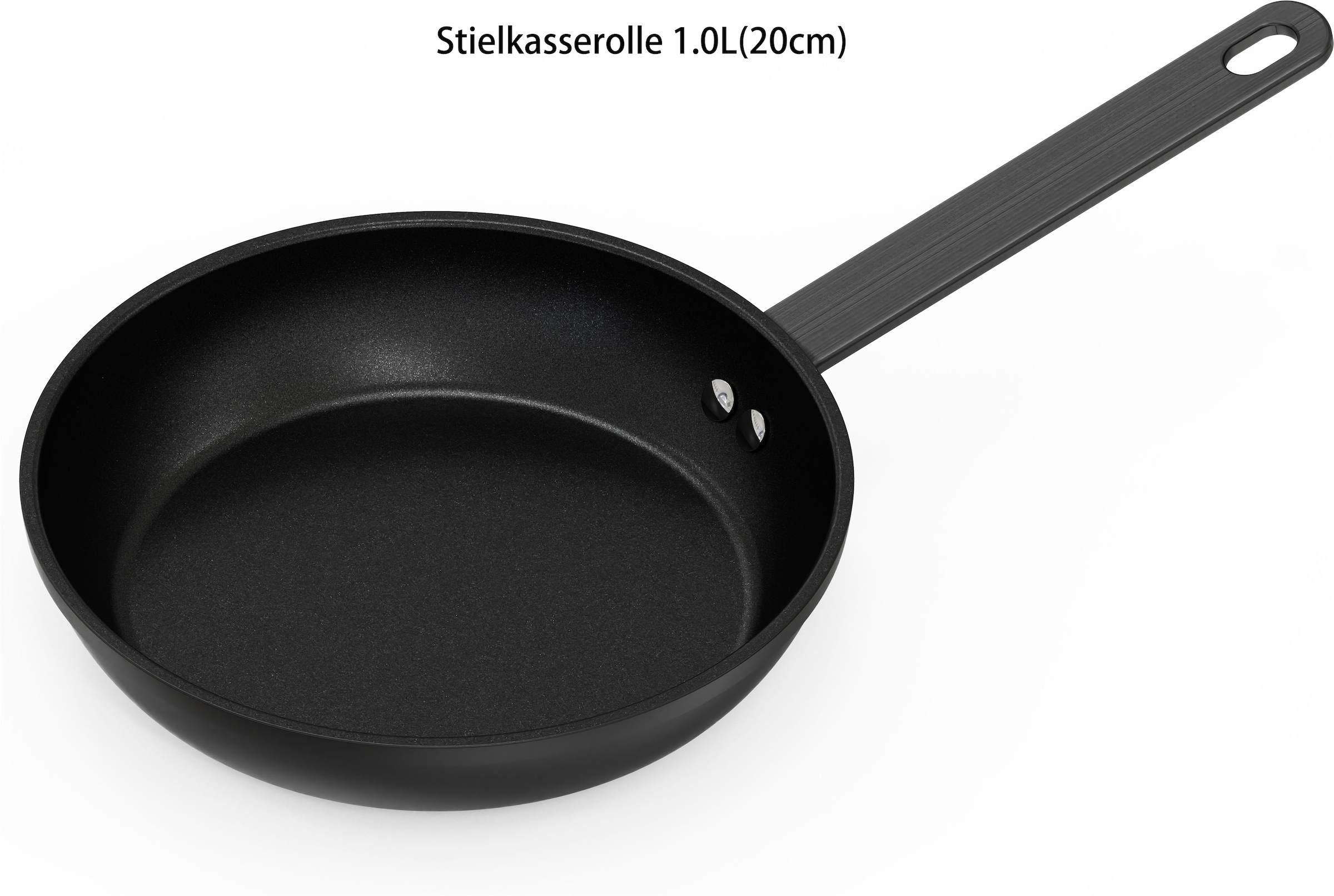 Hanseatic Poêle à frire »ALU PRO« Aluminium 1 tlg. Poêle professionnelle avec revêtement antiadhésif, pour tous types de cuisinières, induction