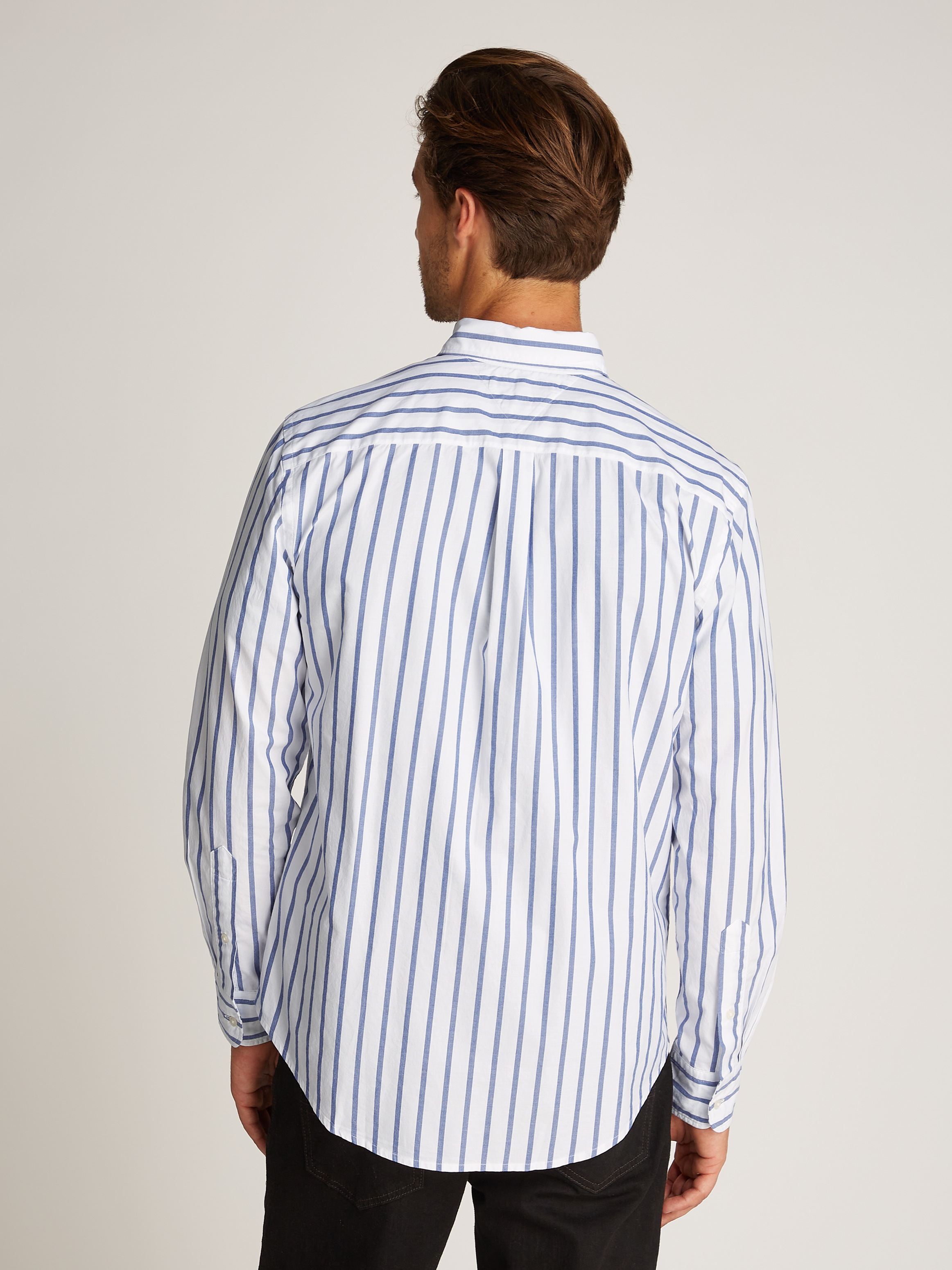Tommy Hilfiger Businesshemd »FLEX POPLIN NAUTICAL STP SHIRT«