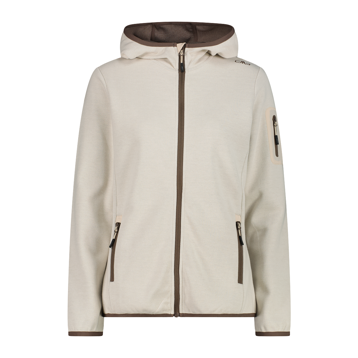 CMP Strickfleecejacke für sportliche Aktivitäten und Outdoor, Übergangsjacke