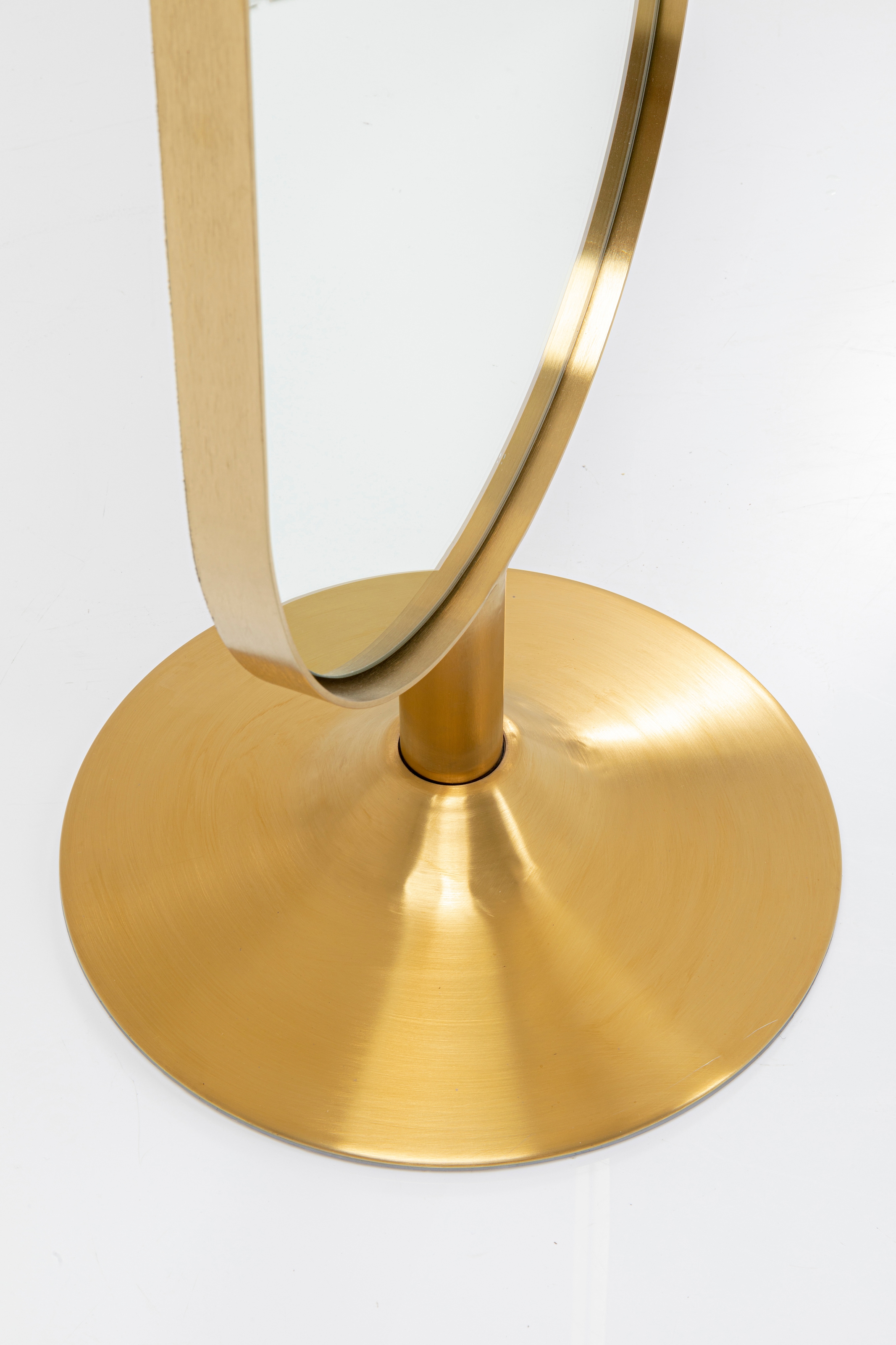 Kare Design Miroir mural »Standspiegel Curve Brass 40x170cm«