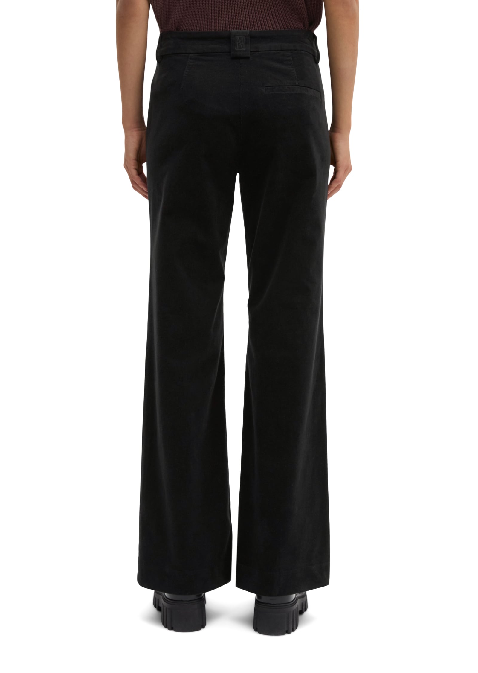 Marc O'Polo Pantalon en velours côtelé »Marthe Flared«  en coton stretch, coupe évasée