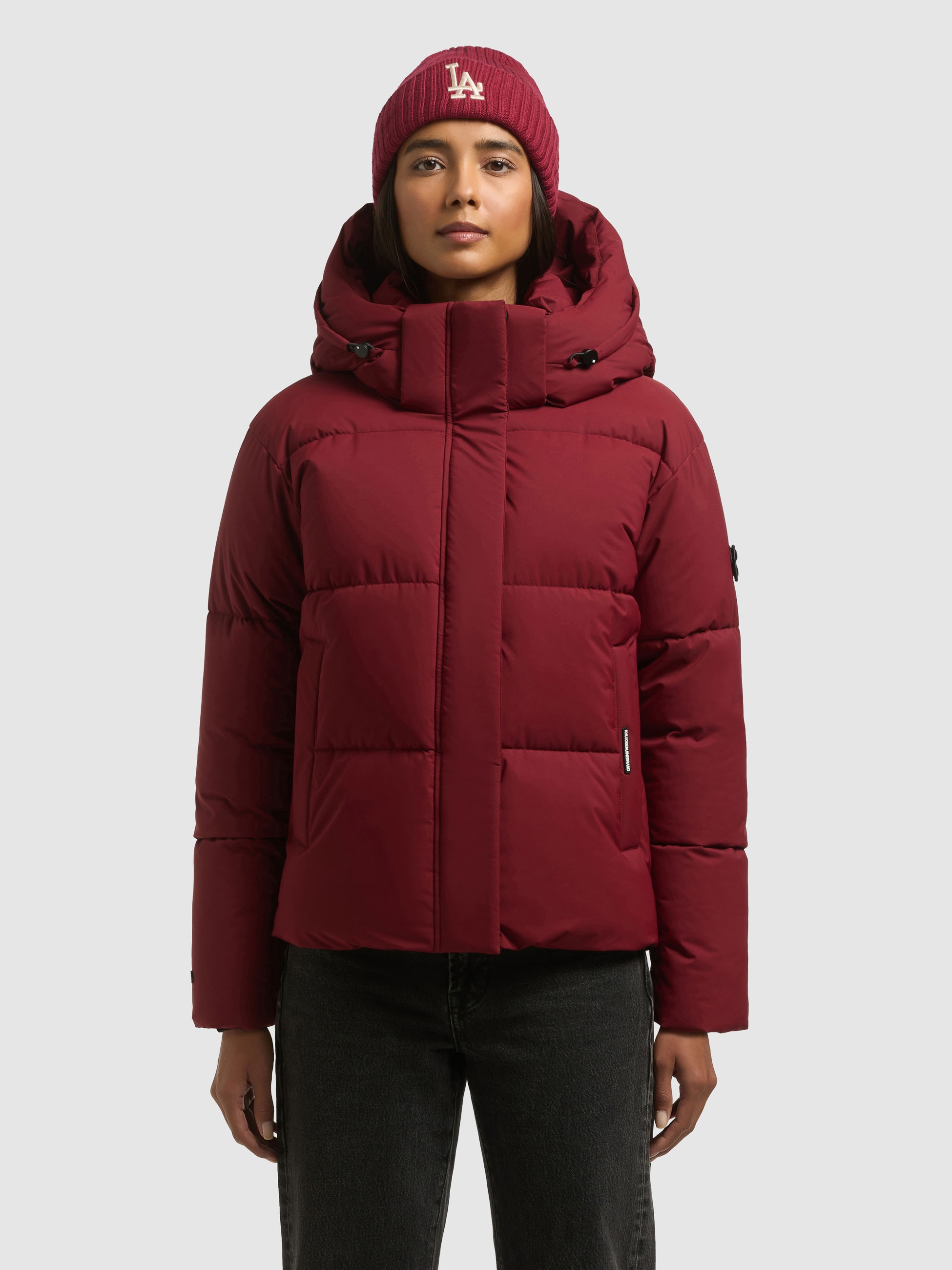 khujo Veste matelassée »DEVINA3 MATT« avec capuche Taschenbeutel mit Fleece