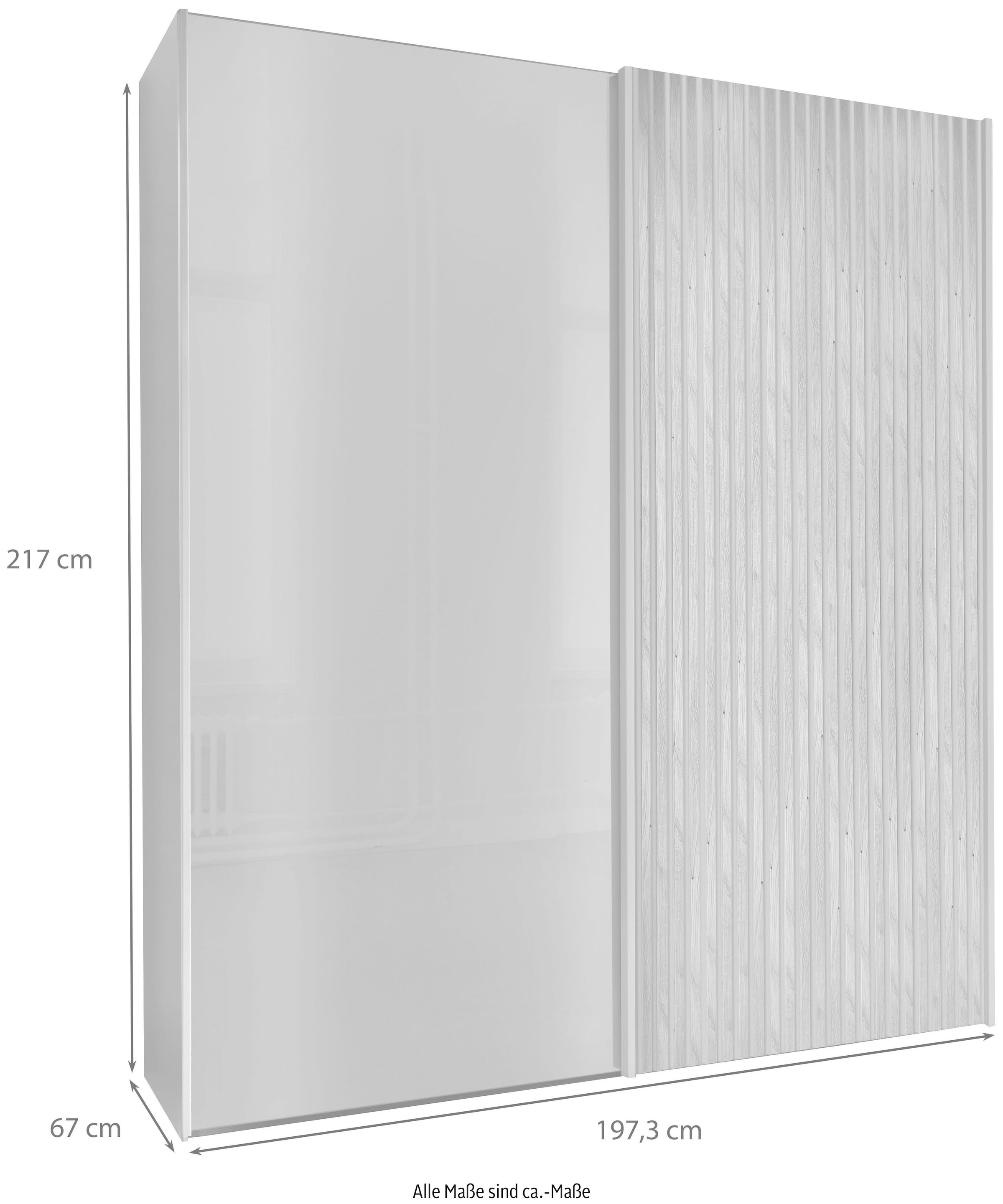 WIEMANN Schwebetürenschrank »Denver« hochwertige Beschläge