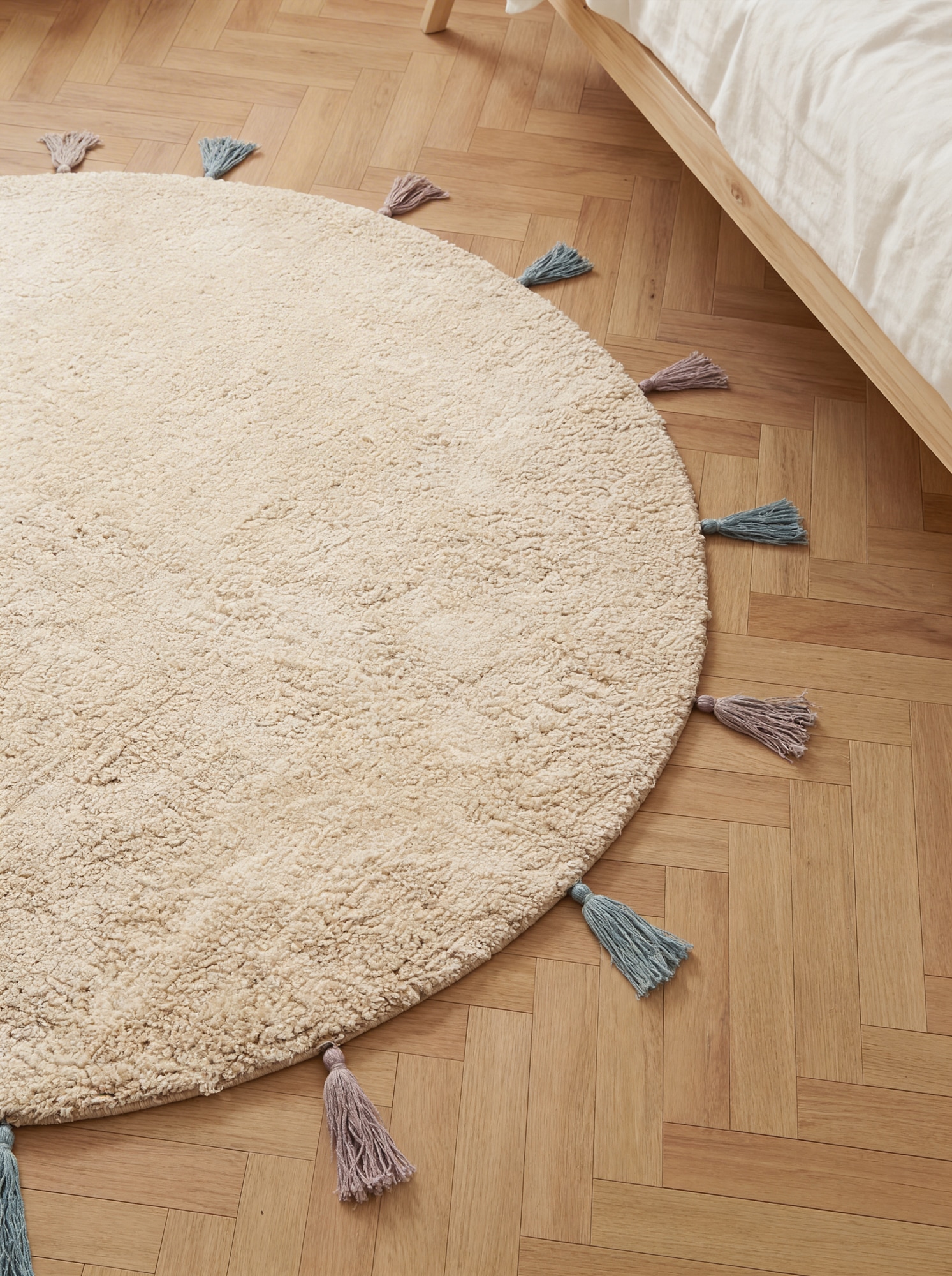 HANSE Home Tapis pour enfants »Sunna« Forme de motif 10 mm Höhe lavable, fait main, doux, antidérapant, tapis de jeu pour chambre d'enfant
