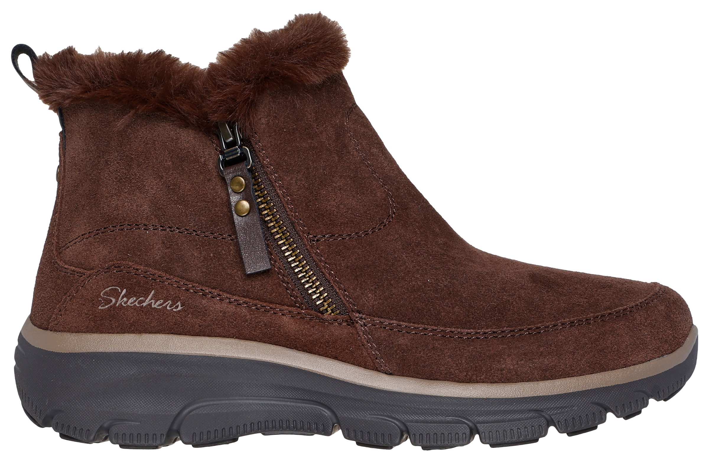 Skechers Bottes d'hiver »EASY GOING-COOL ZIP«  Chaussure d'hiver, bottes à fermeture éclair avec imprégnation 3M Scotchgard