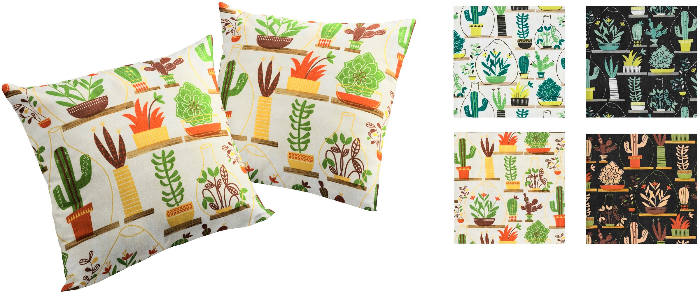 Wirth Coussin décoratif »Oakham« Kissenhülle ohne Füllung, 2 Stück