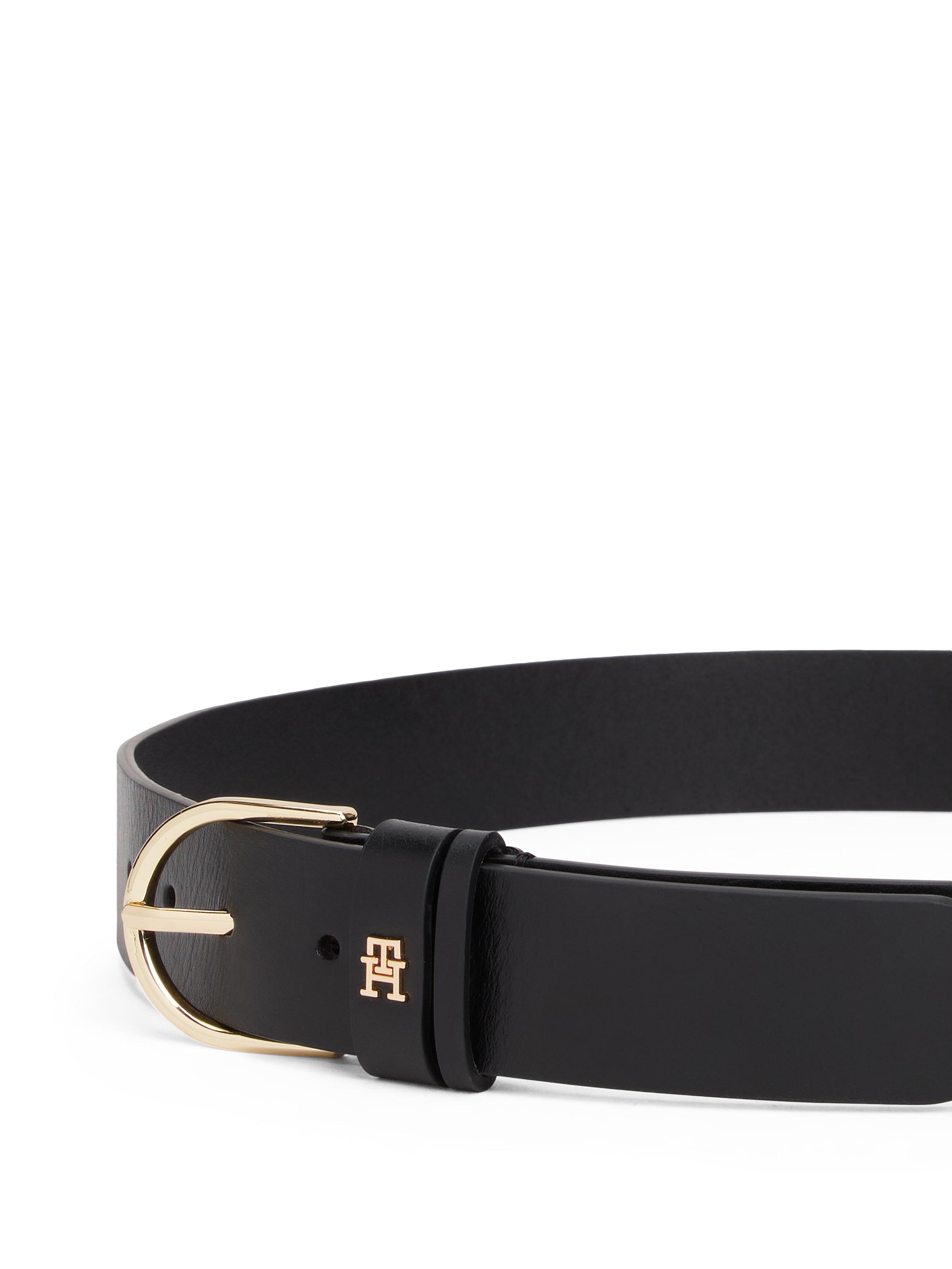 Tommy Hilfiger Ceinture en cuir »ESSENTIAL EFFORTLESS 3,5 cm breit« Damengürtel, 3,5 cm breit, casual und Jeans, ovale Einfachdornschliesse