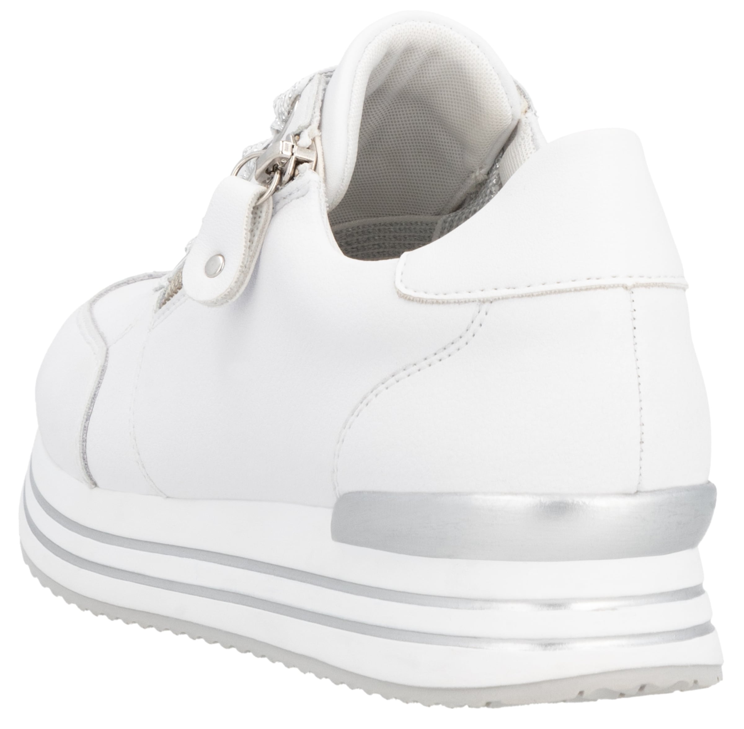 Remonte Plateausneaker  , Freizeitschuh, Halbschuh, Schnürschuh mit gepolstertem Schaftrand