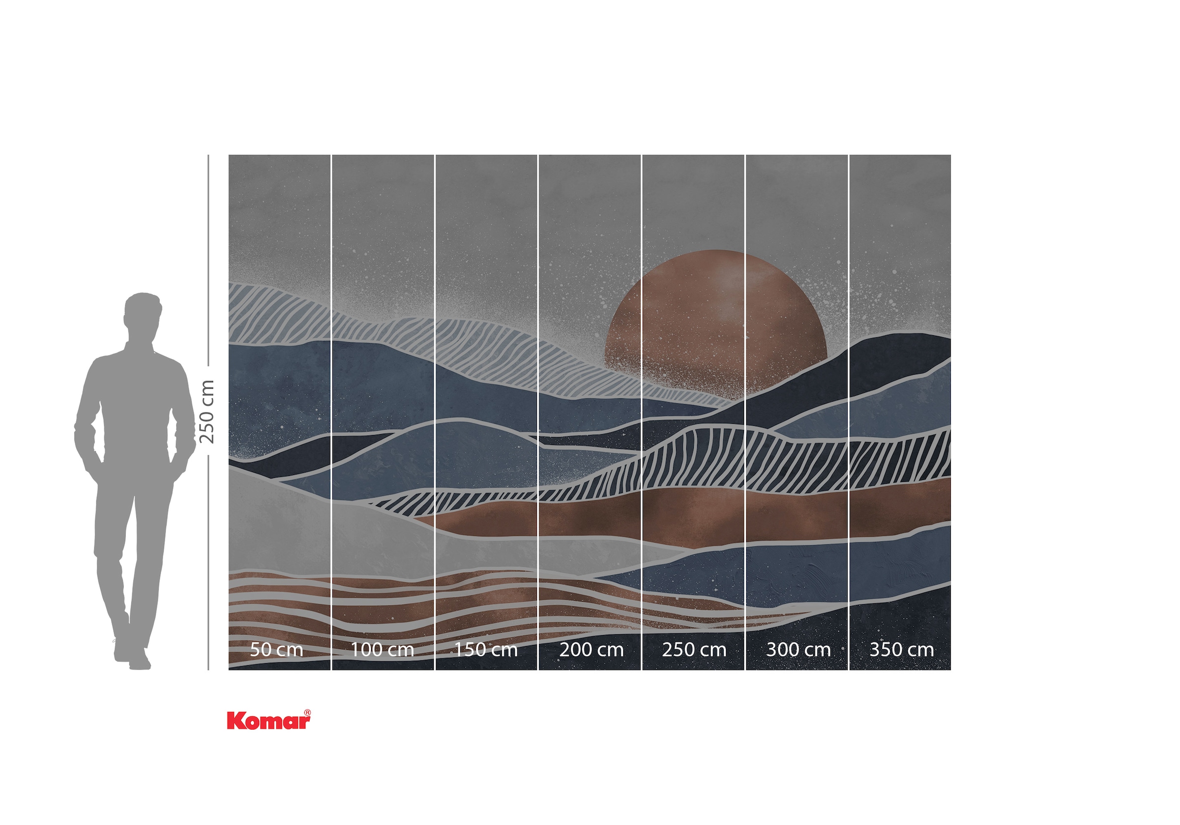 Komar Papier peint photo »Komar Vlies Fototapete - Sandland - Grösse 350 x 250 cm« imprimé