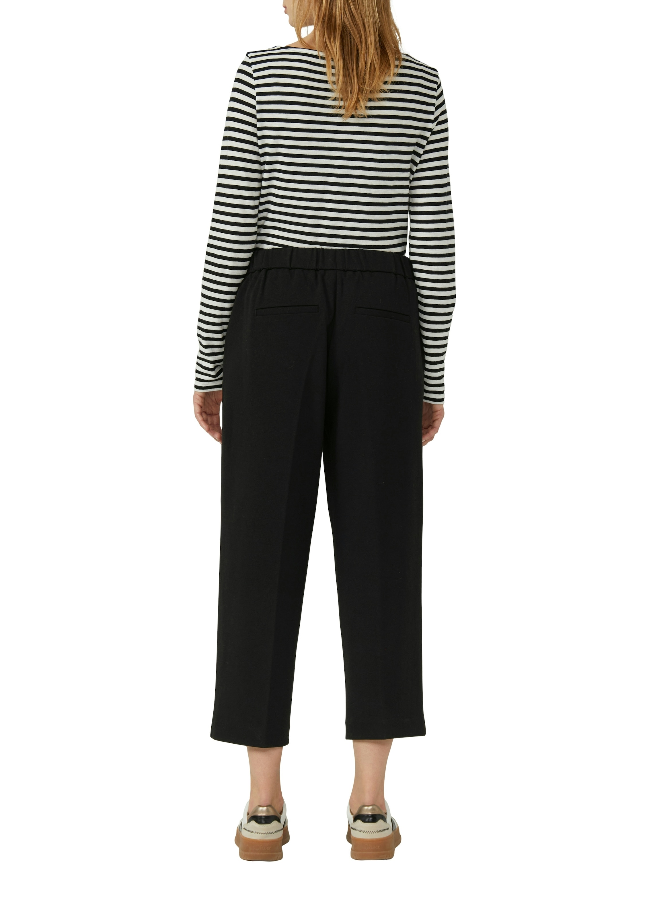 s.Oliver Pantalon 7/8  avec plis creux et part d'élasthanne