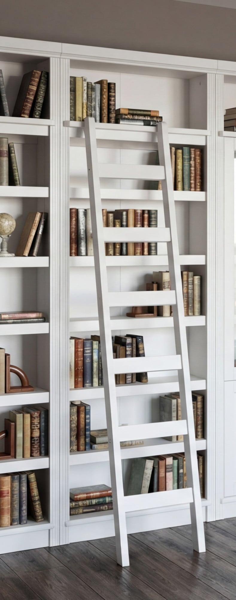 GOODproduct Étagère à échelle »Soeren Leiter B/T/H: 40/1,8/190 cm, massive Kiefer, FSC®-zertifiziert« passend für Regal Soeren Höhe 220 cm, funktionales Design