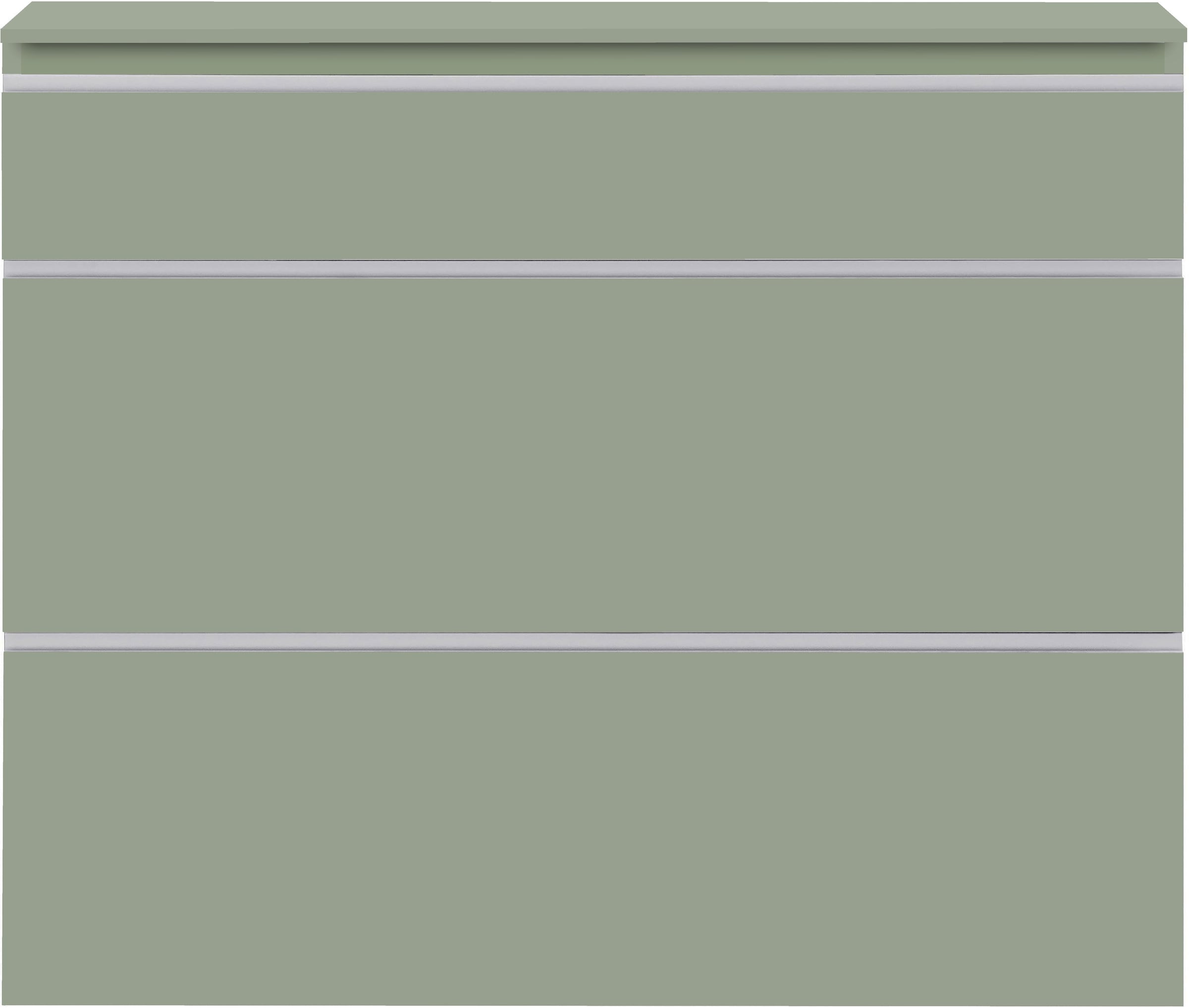 INOSIGN Schuhschrank »Magic Schuhschrank, Schuhkommode, Schuhregal, softgriff« 3 Klappen,Doppelschuhtrommeln,hochglanz lackiert oder matt,Breite 120