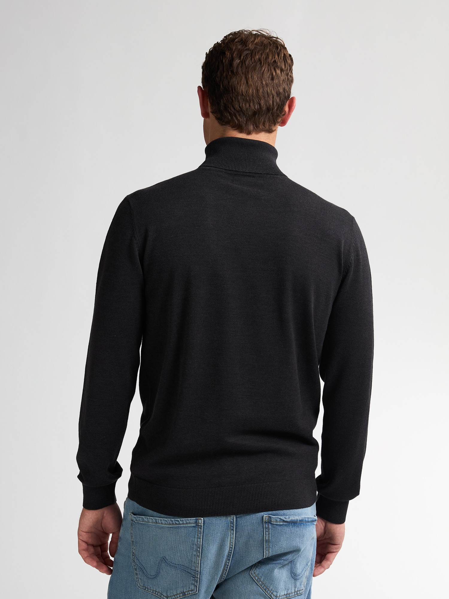 Petrol Industries Pull à col roulé »Men Knitwear Collar Basi« Pflegeleichter Materialmix mit Baumwollanteil