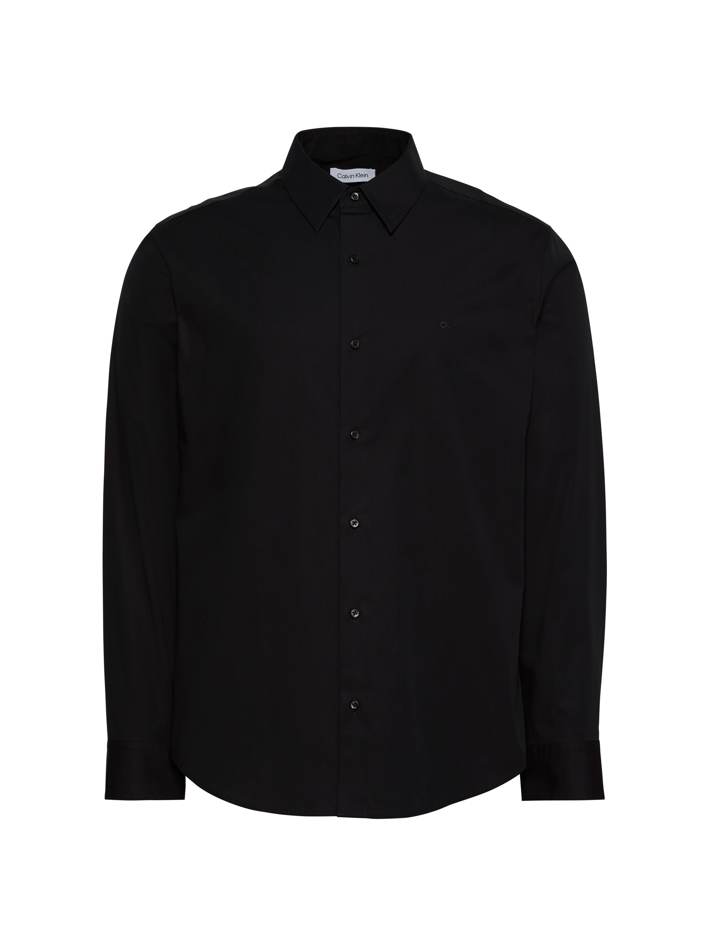 Calvin Klein Businesshemd »LS SOLID STRETCH CLASSIC SHIRT« mit Kentkragen