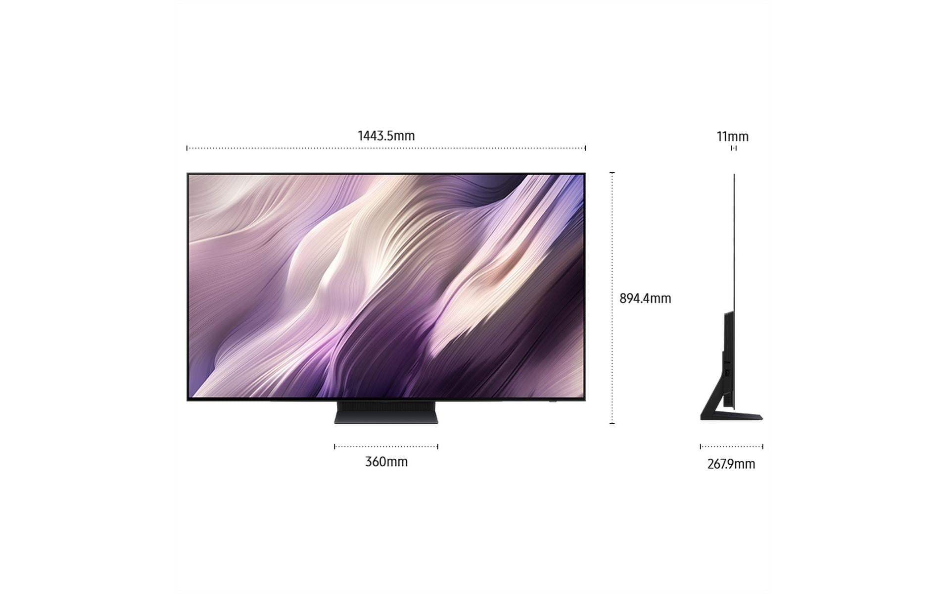 Samsung Téléviseur OLED »TV QE65S95H« 163 cm/65 ″ Télévision intelligente