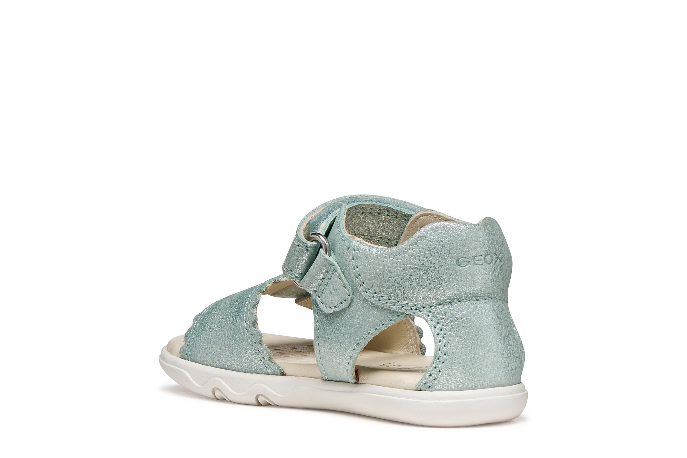 Geox Lauflernschuh »B SANDAL STEPPIEUP G«  Babyschuh mit Klettverschluss, Grössenschablone zum Download