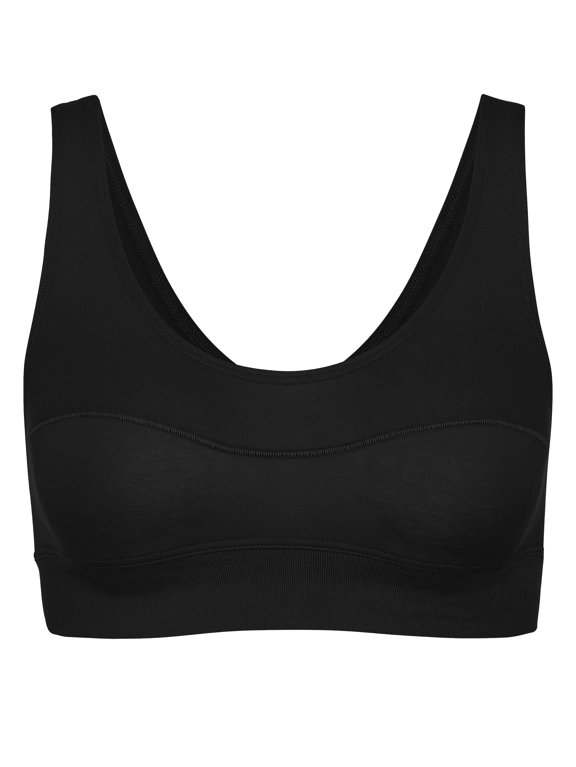 CALIDA Bustier »Elastic« breites Unterbrustband, ohne Bügel, Baumwollmischung