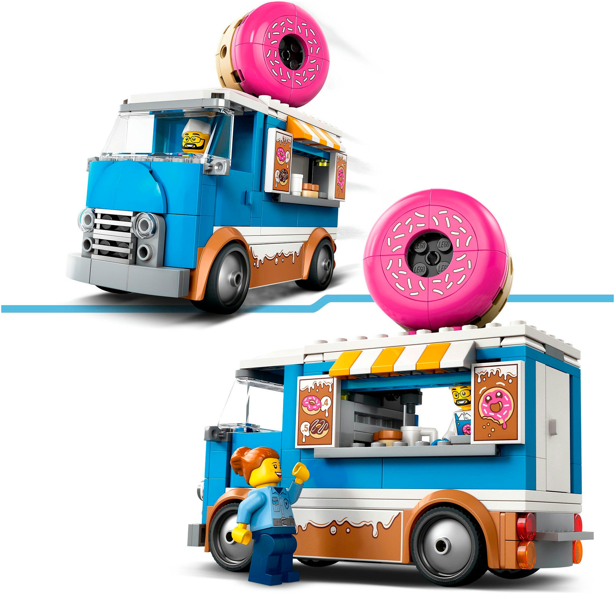 LEGO® Pions de construction »Donut Truck (60452), LEGO City« Made in Europe